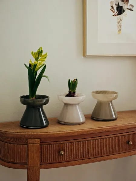 Broste Copenhagen Vaser Solai Vase i Grå, 10 cm, 2