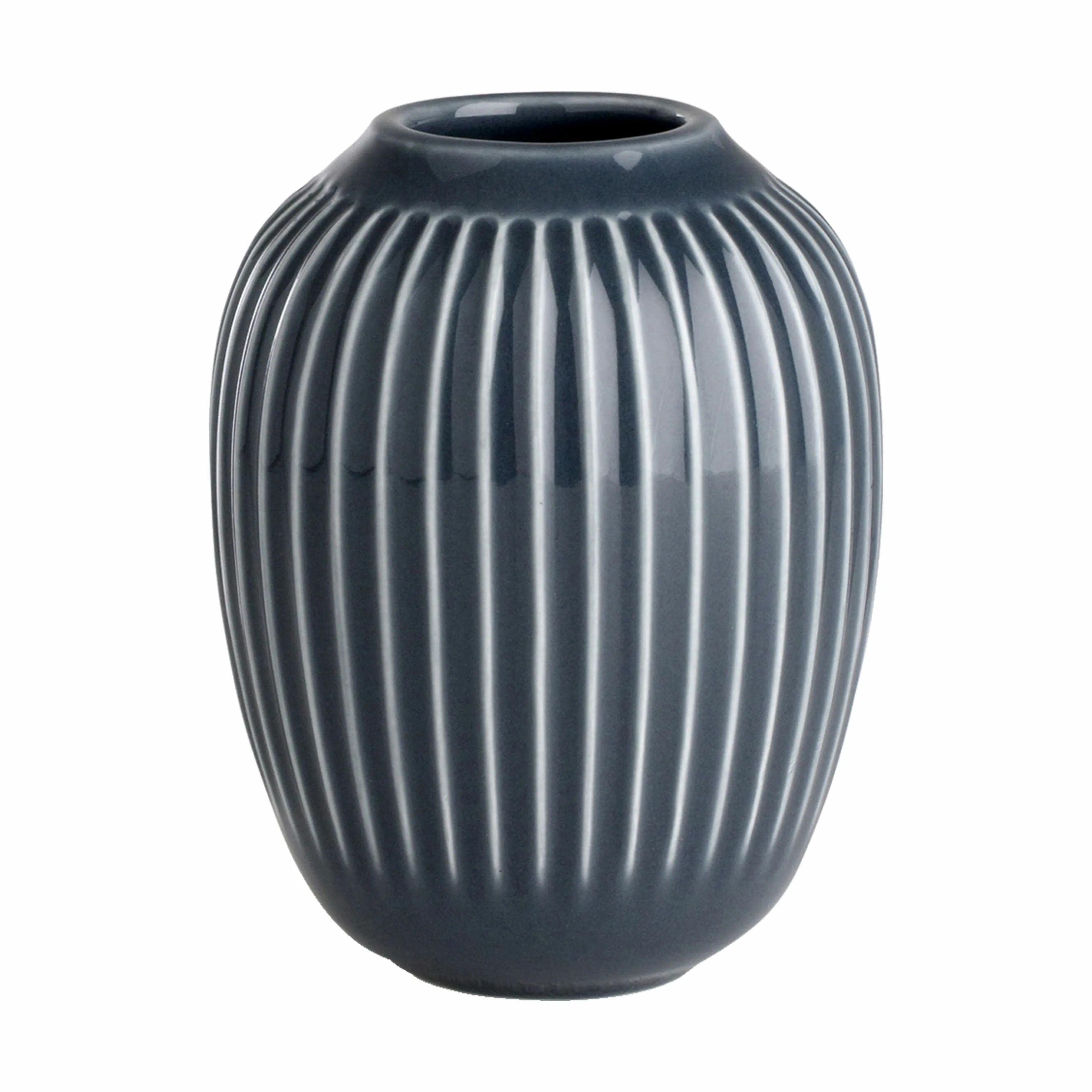 Kähler Vaser Hammershøi Vase i Antracitgrå, 10,5 cm, 1
