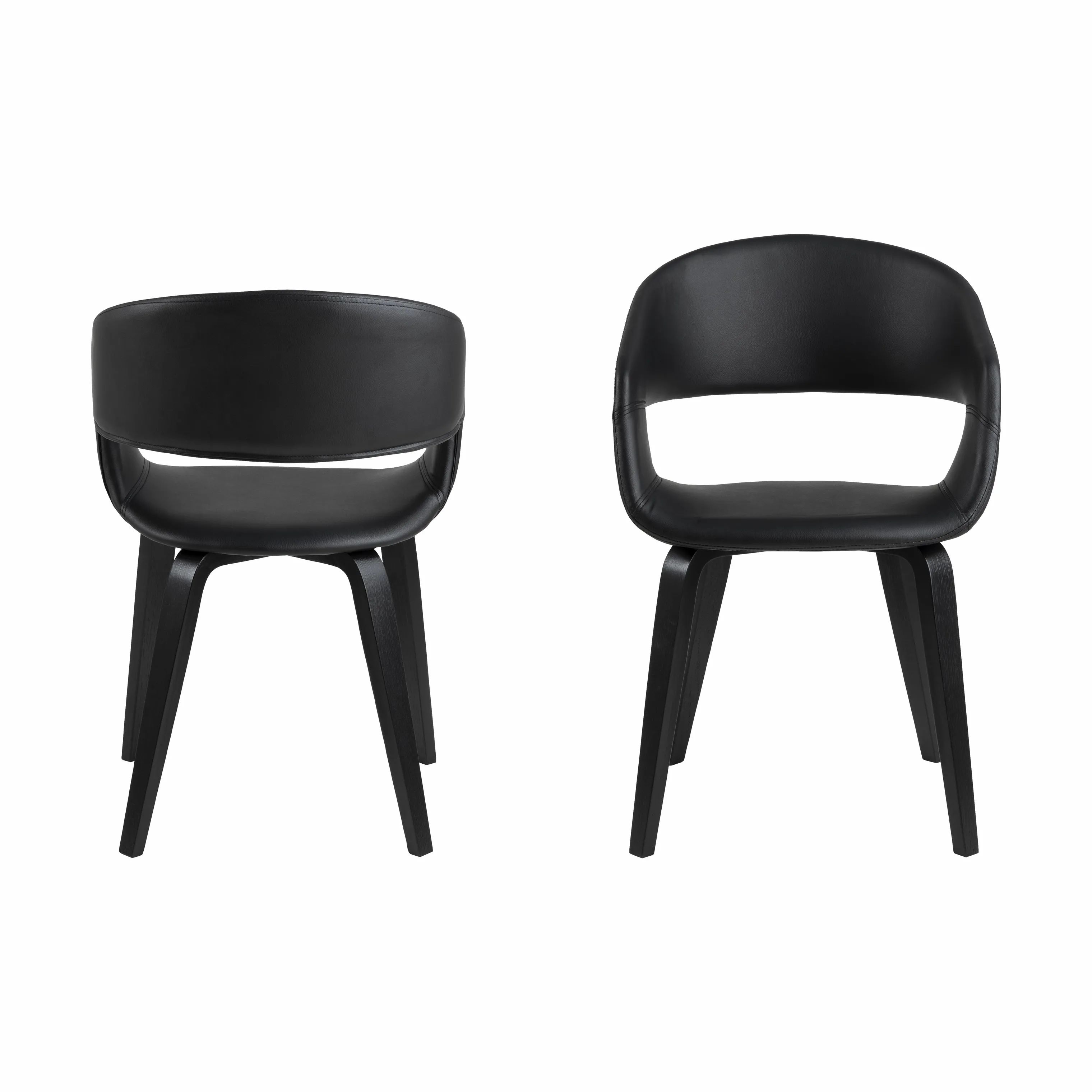 CASA Living Spisebordsstole Nova Spisebordsstole - 2 stk. i sort, 5