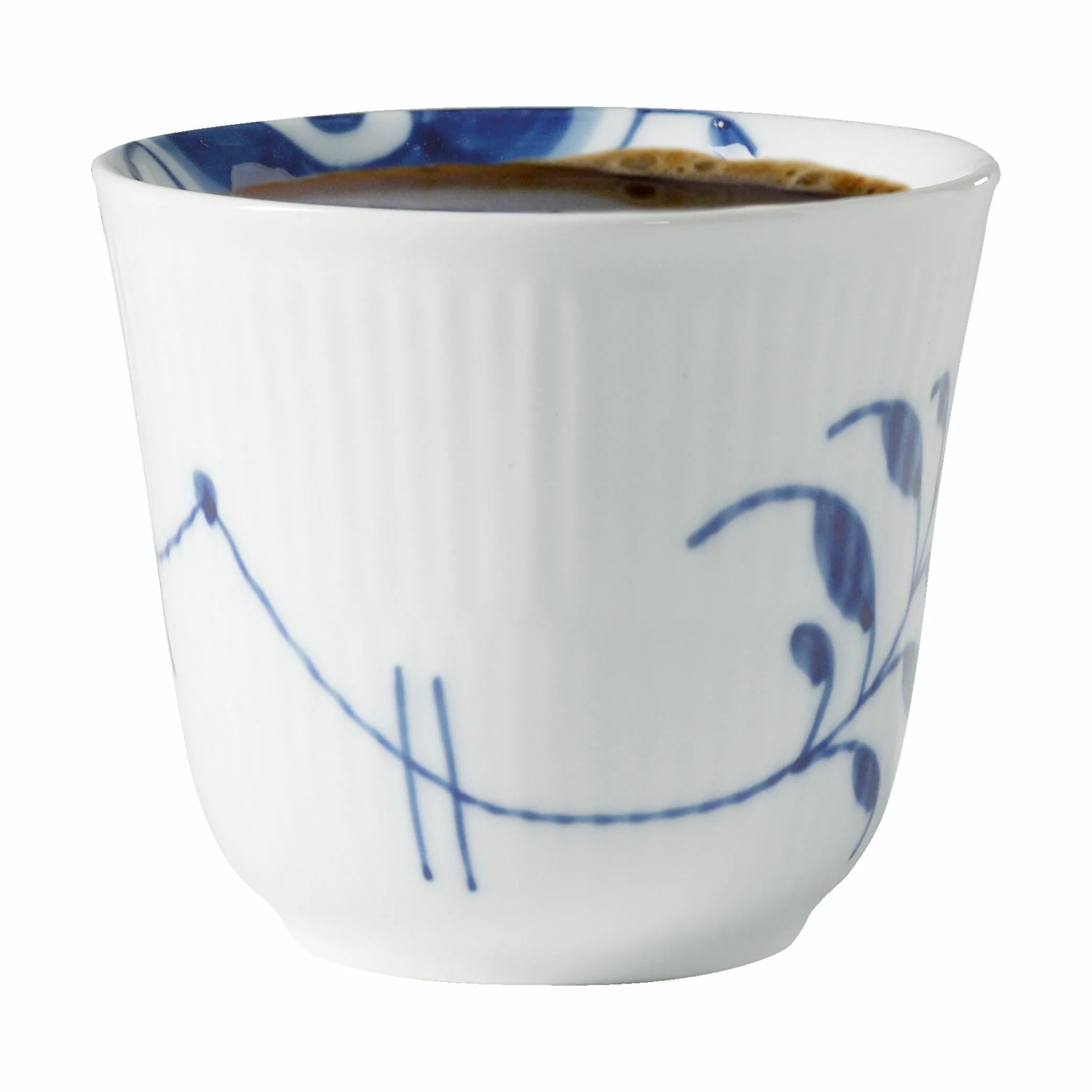 Royal Copenhagen Krus og kopper uden hank Blå Mega Riflet Termokop #1 i #1, 26 cl, 4