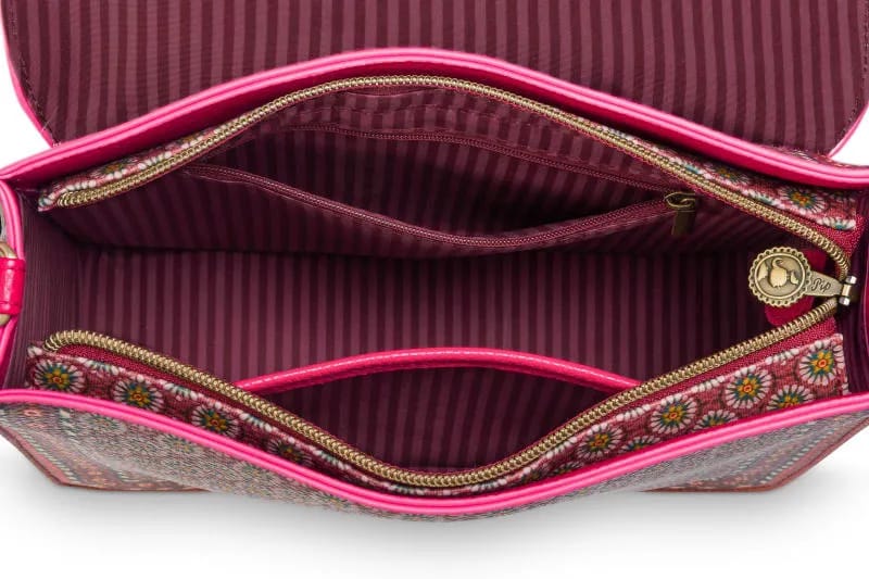 PIP Studio Øvrigt interiør Frances Crossbody Taske i Red, B21,5 x L25 cm, 3