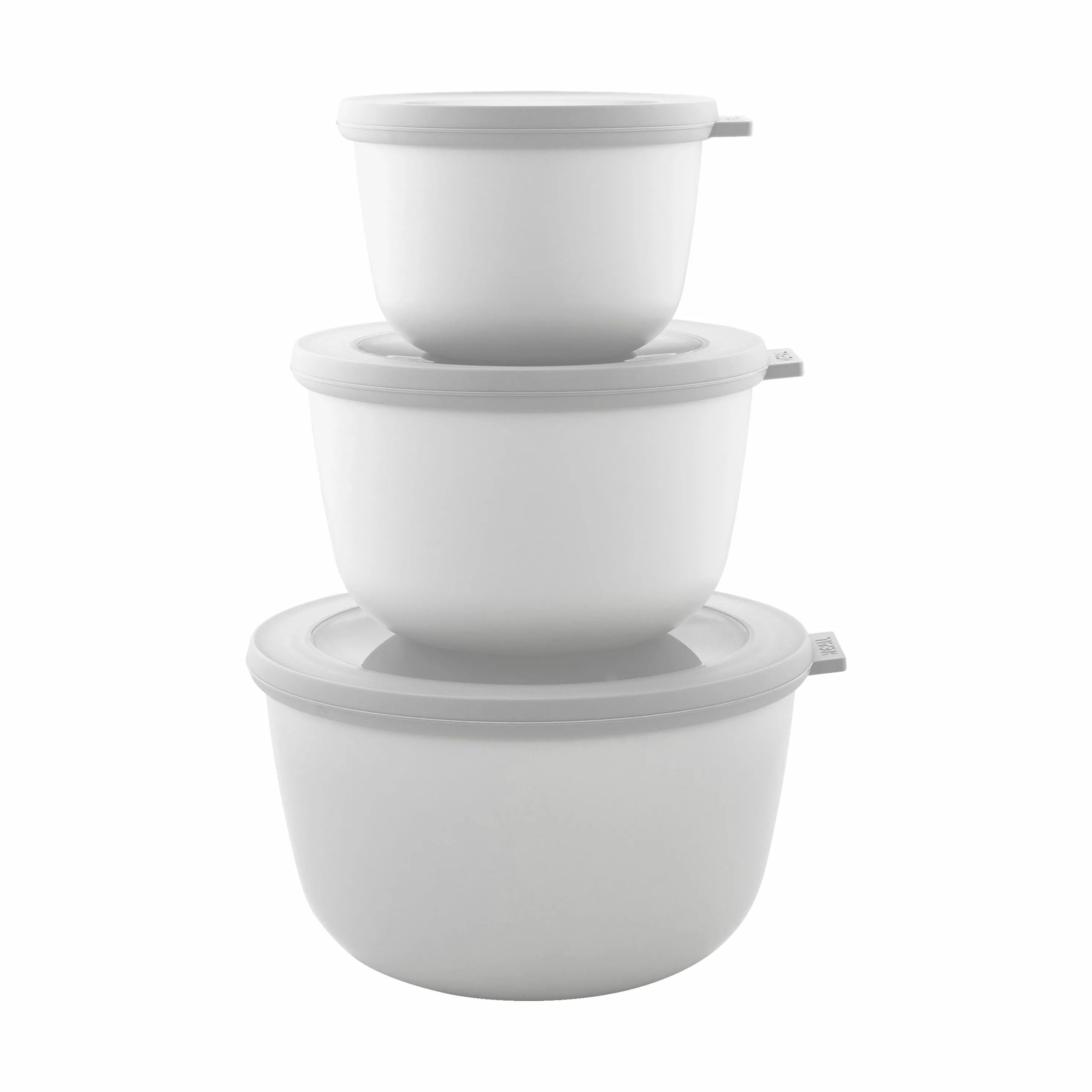 Mepal Røreskålsæt Cirqula Røreskålsæt Høj - 6 dele i Nordic White, 1