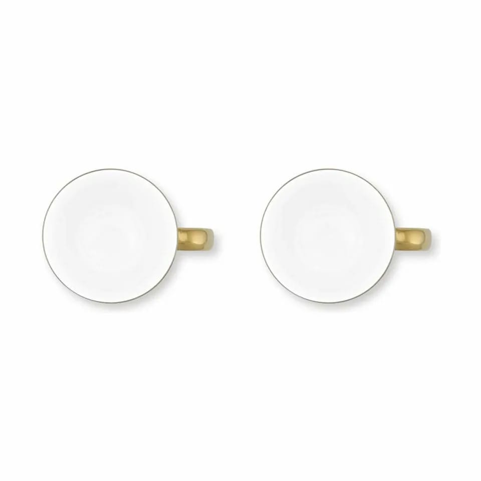 VT Wohnen Krus og kopper med hank Krus - 2 stk. i Gold, 2