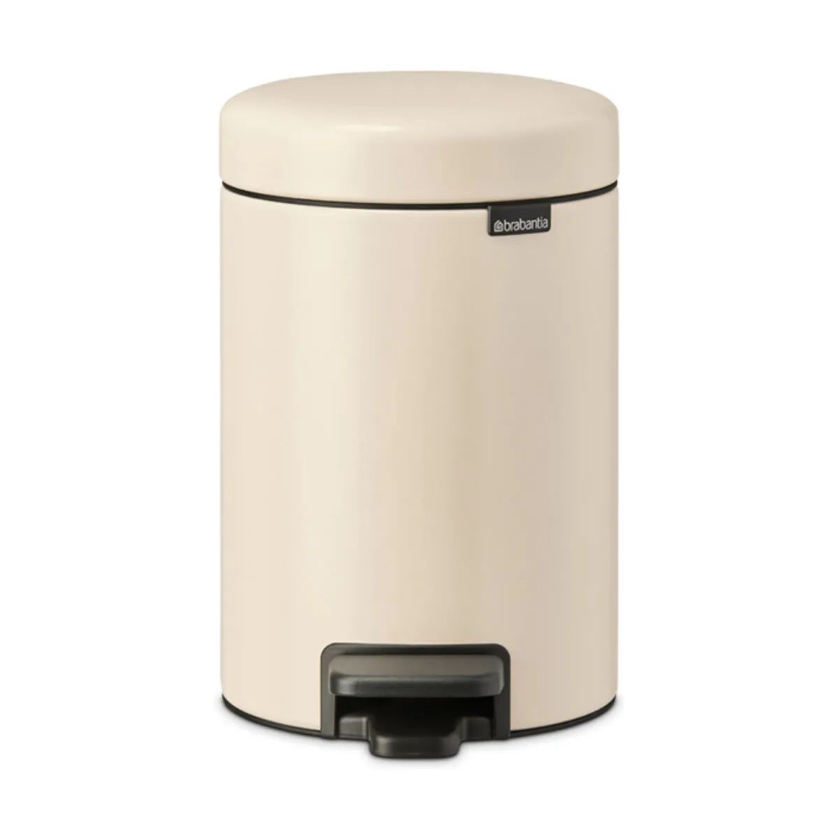 Brabantia Toiletspande NewIcon Pedalspand i Soft beige , 3 L, 1