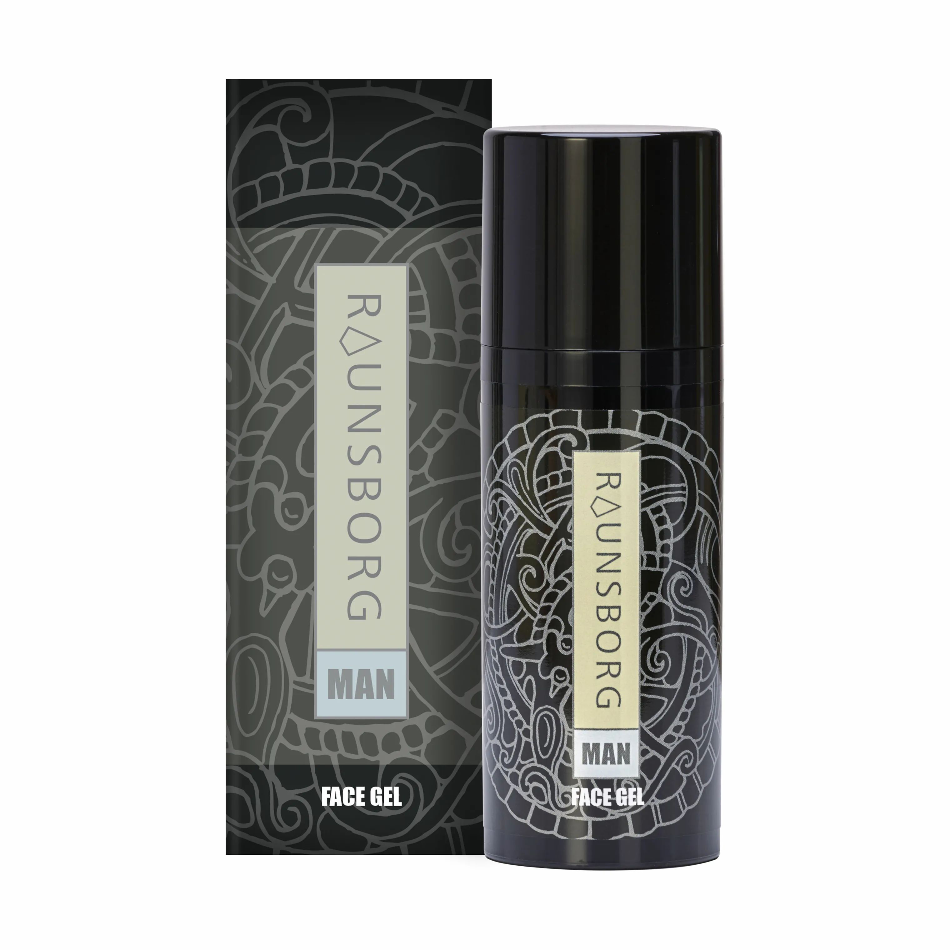 Raunsborg Ansigtspleje MAN Face Gel i Sort, 1