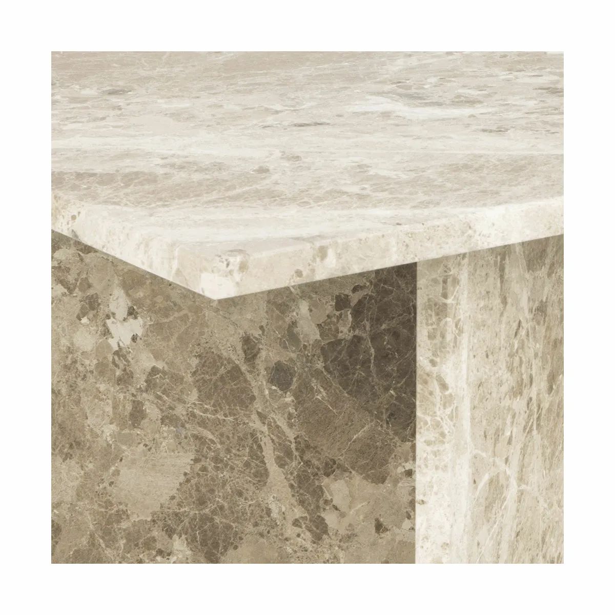 CASA Living Sofaborde Vega Rectangular Sofabord i Latte, B140 x L70 cm, 6