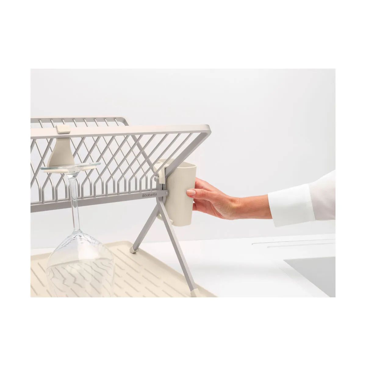 Brabantia Opvaskestativer Sinkside Opvaskestativ i Soft Beige, B51 x L42 cm, 4
