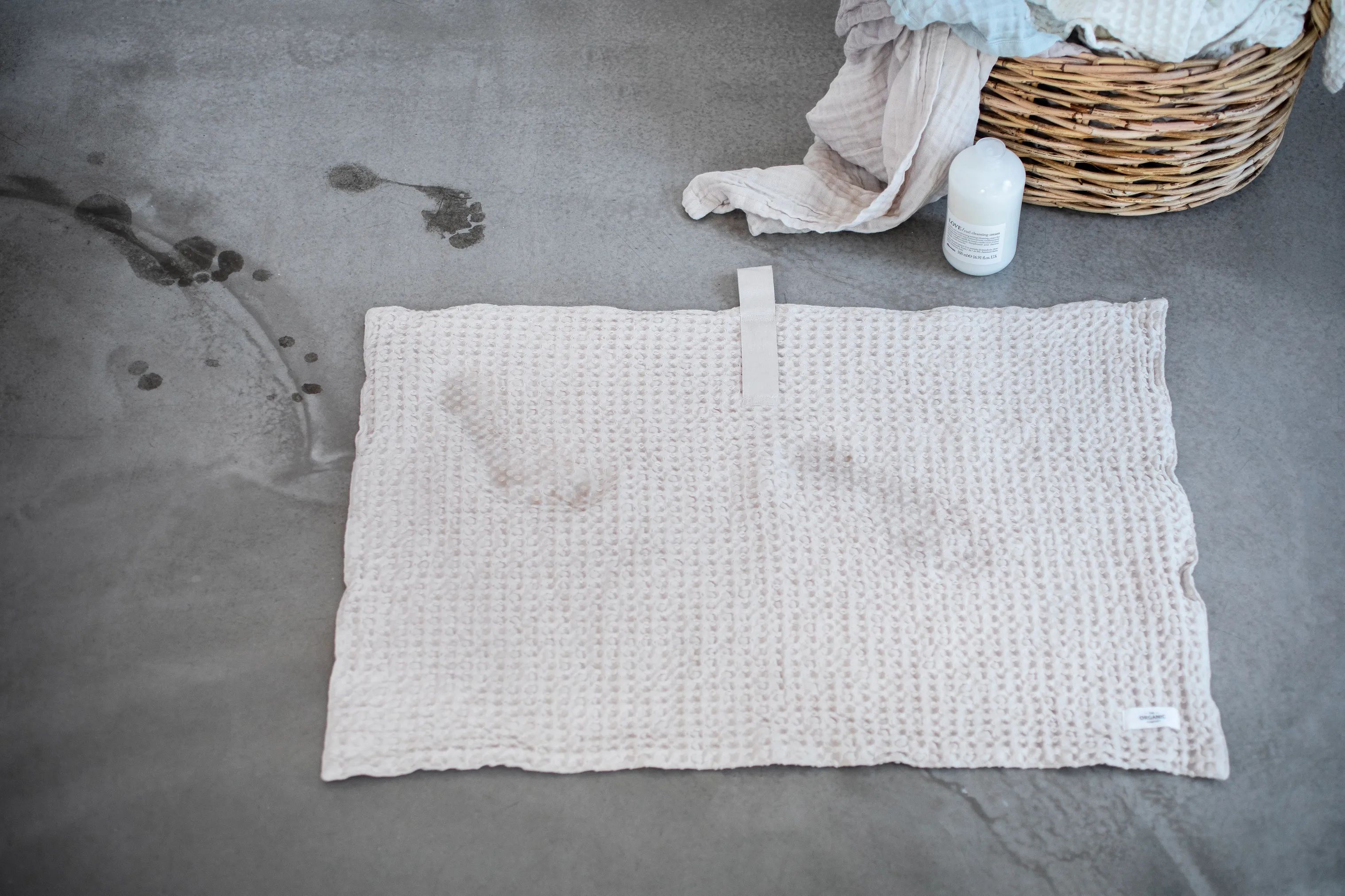 The Organic Company Bademåtter Big Waffle Bademåtte i Beige, 2