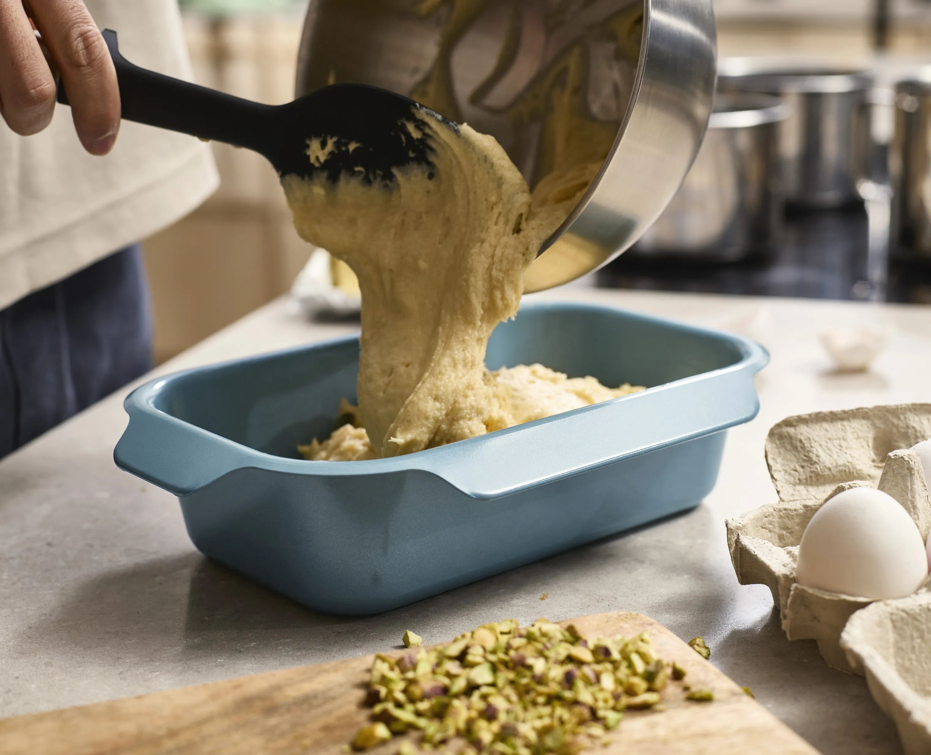 Joseph Joseph Rugbrødsforme og brødforme Nest Bake Brødform i Blue, 3