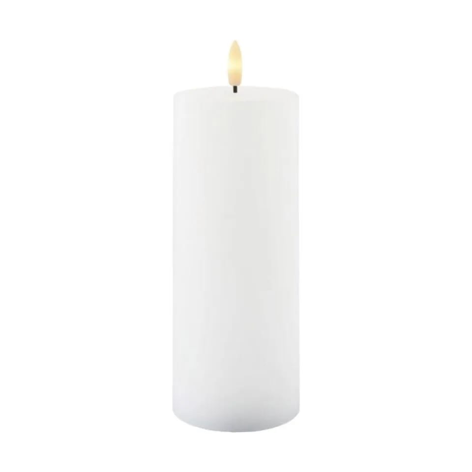 Sirius LED-lys Sille LED Bloklys i Hvid, H20 x Ø7,5 cm, 1