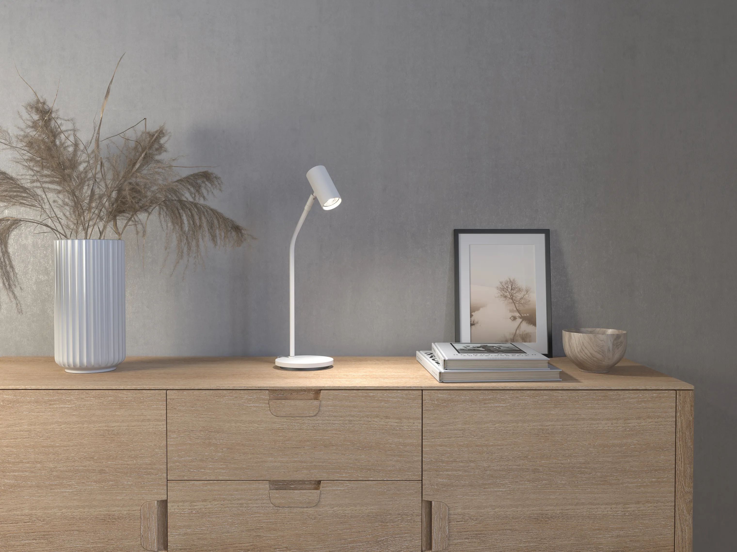 Belid Bordlamper Tyson Bordlampe i Hvid, 2