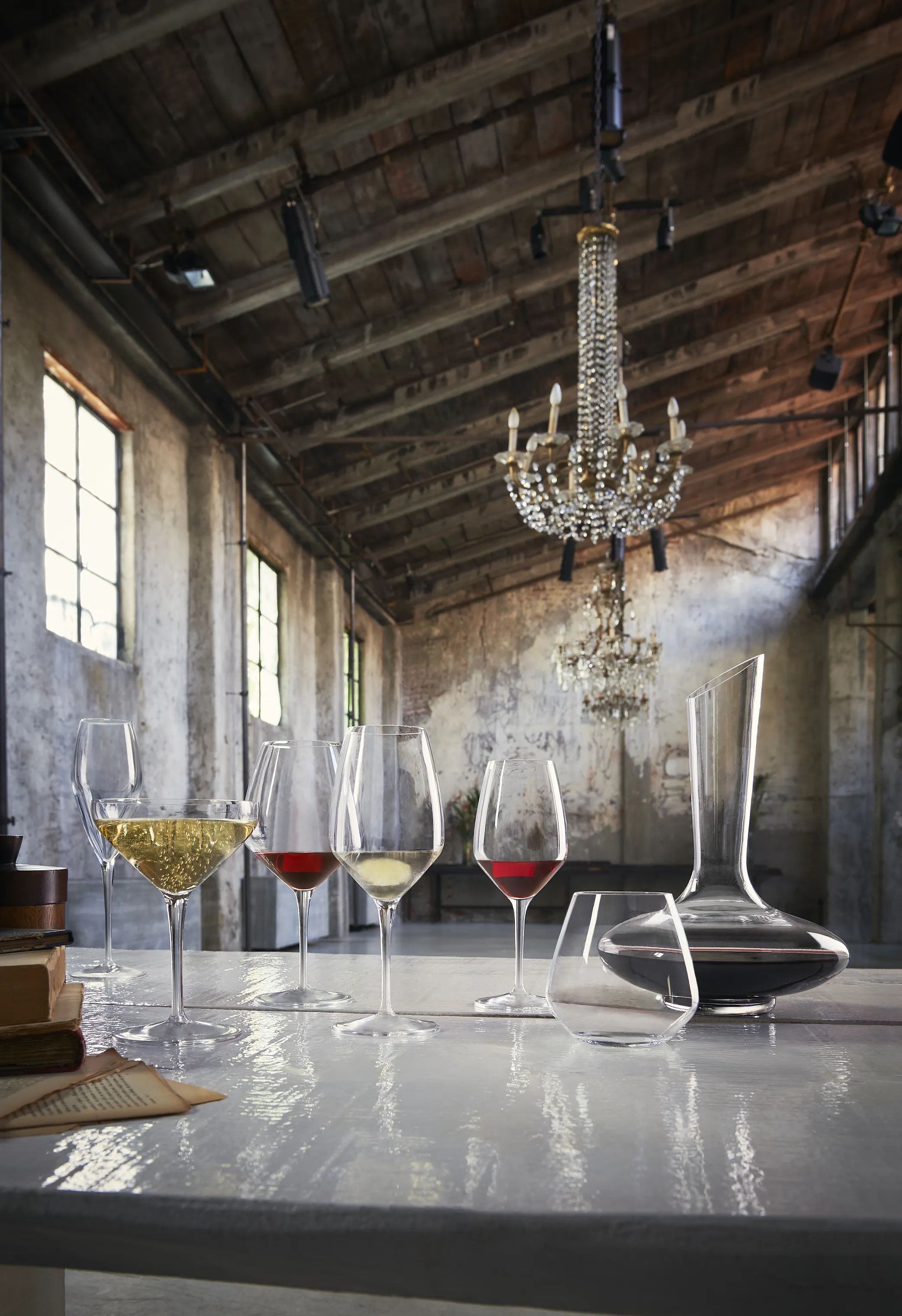 Luigi Bormioli Rødvinsglas LB Atelier Atelier Merlot Glas - 6 stk. i Klar, 3