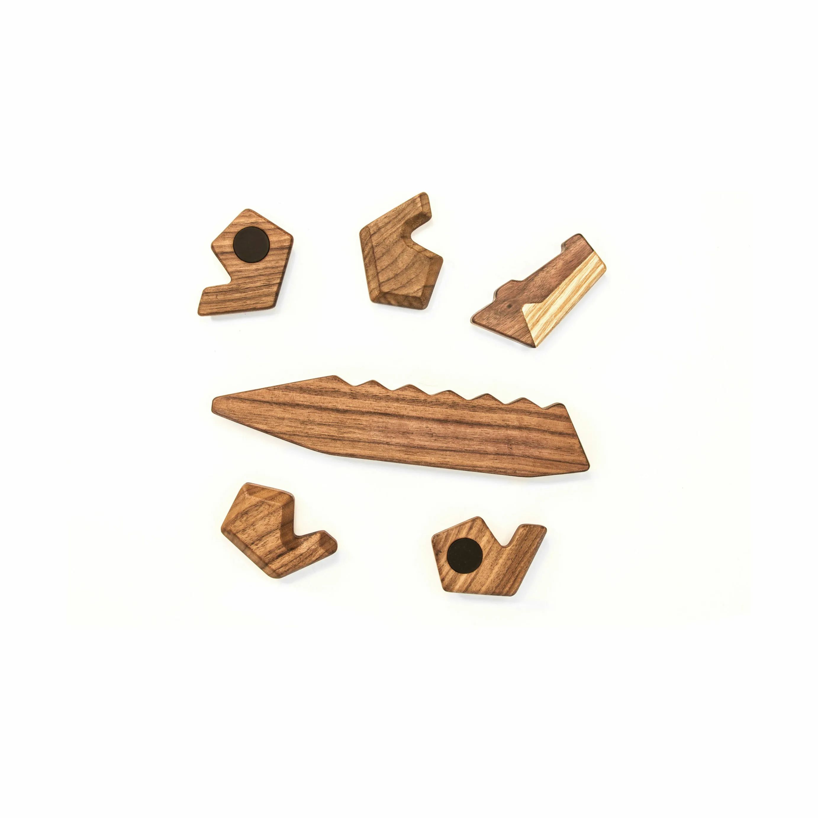 FableWood Dyrefigurer Krokodille i Træ, 4