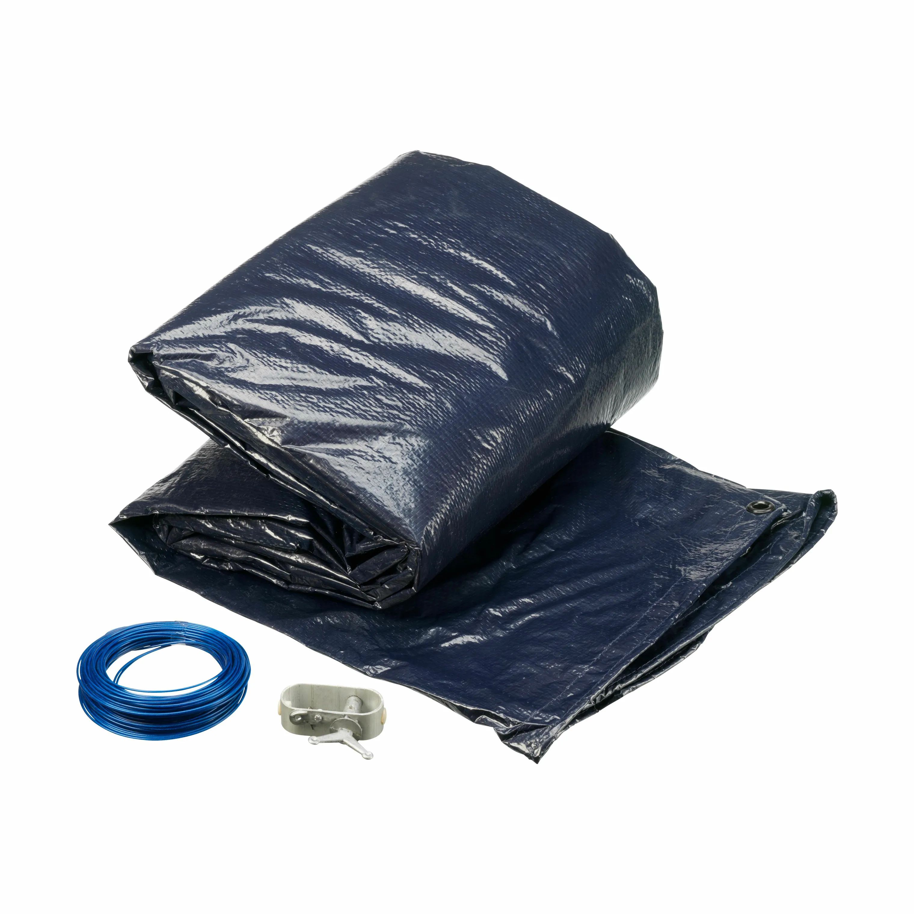 Swim & Fun Covers Poolcover - Vinter i blå, B3,6 x L6,1 meter, 1