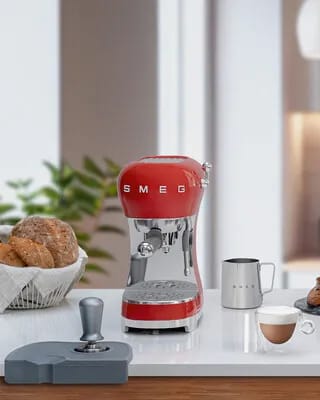 Smeg Espressomaskiner 50's Style Espressomaskine i rød, 2