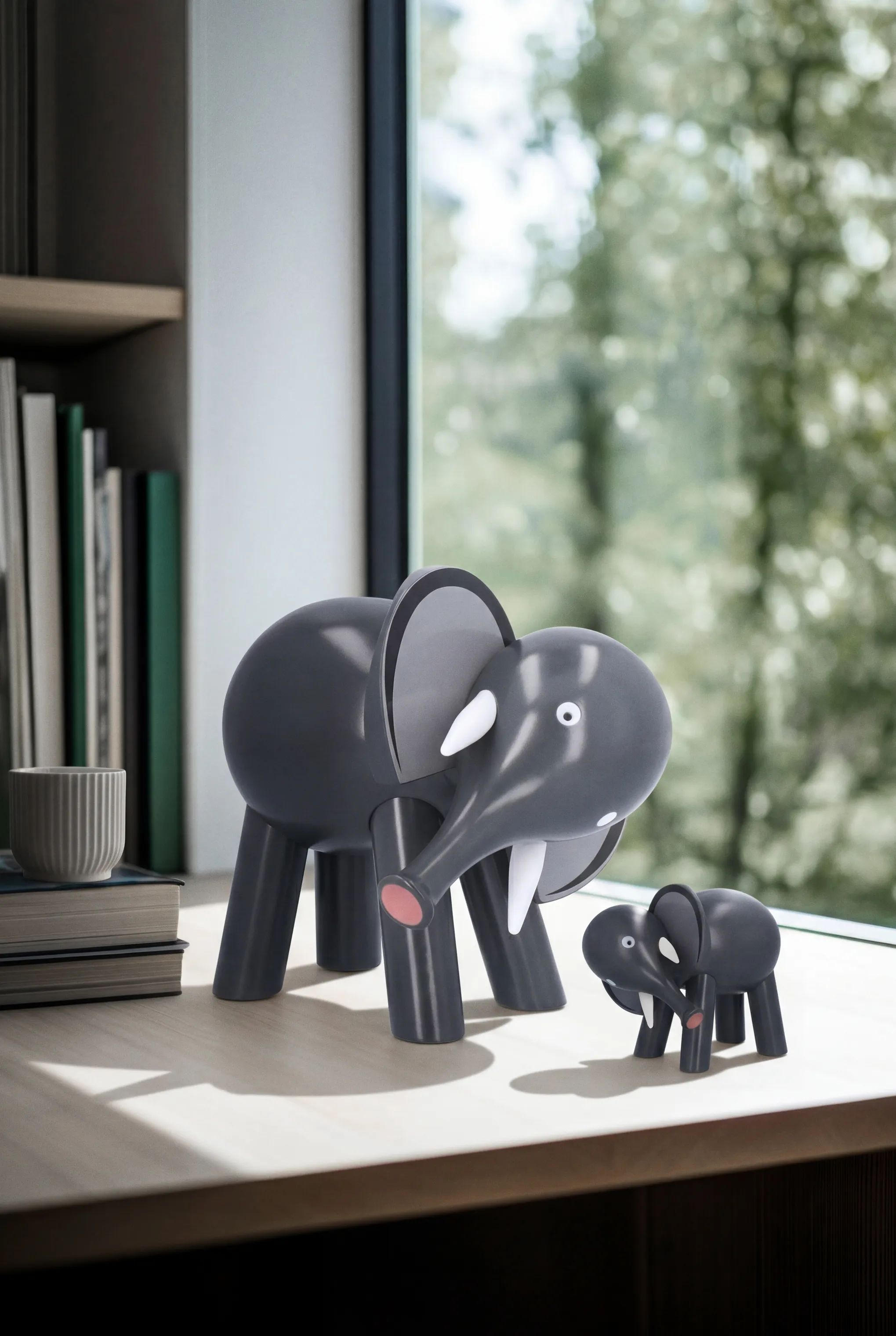 Kay Bojesen Dyrefigurer Afrikansk Elefant i Grå lille, 2