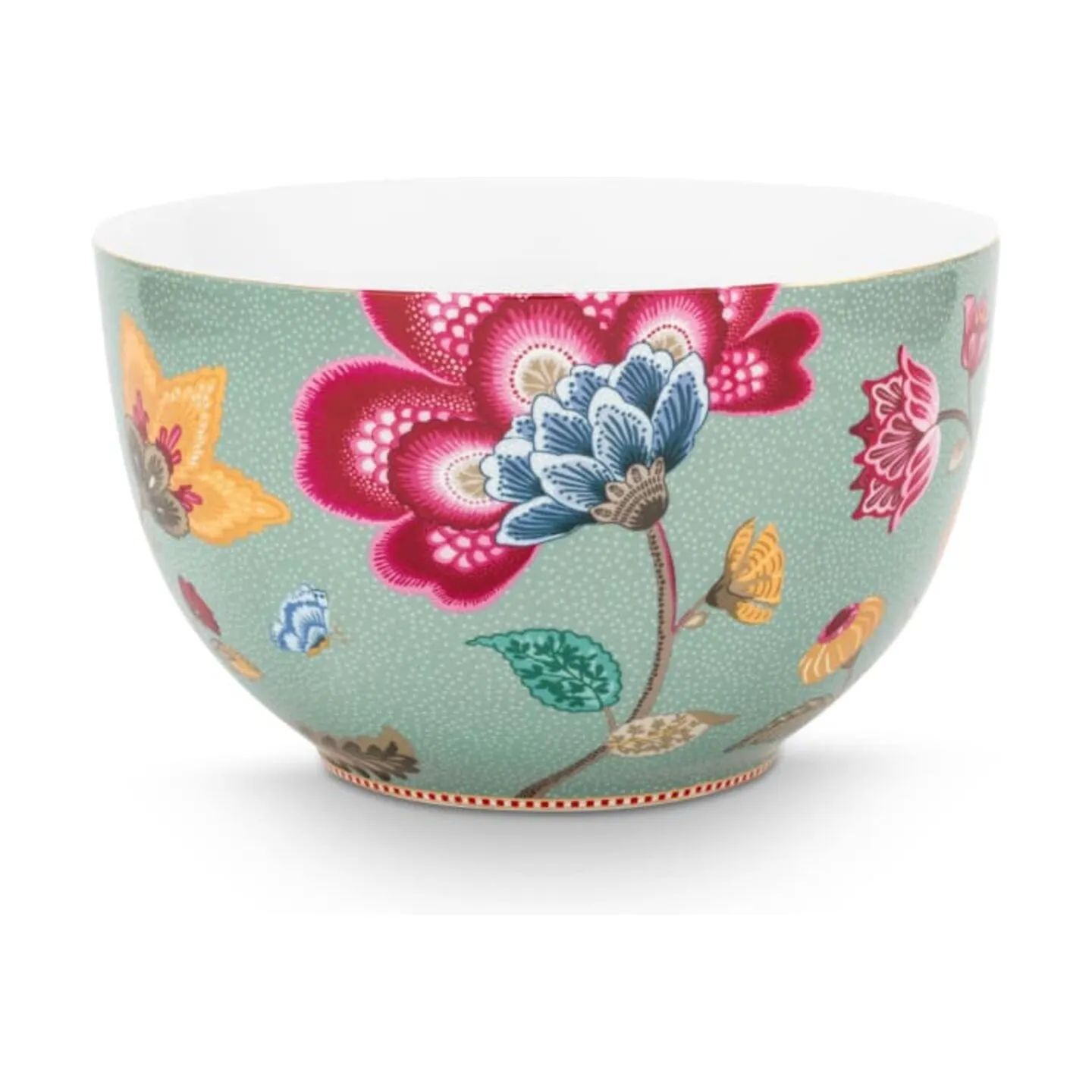 PIP Studio Serveringsskåle Blooming Tales Skål i Blue, 23,5 cm, 4