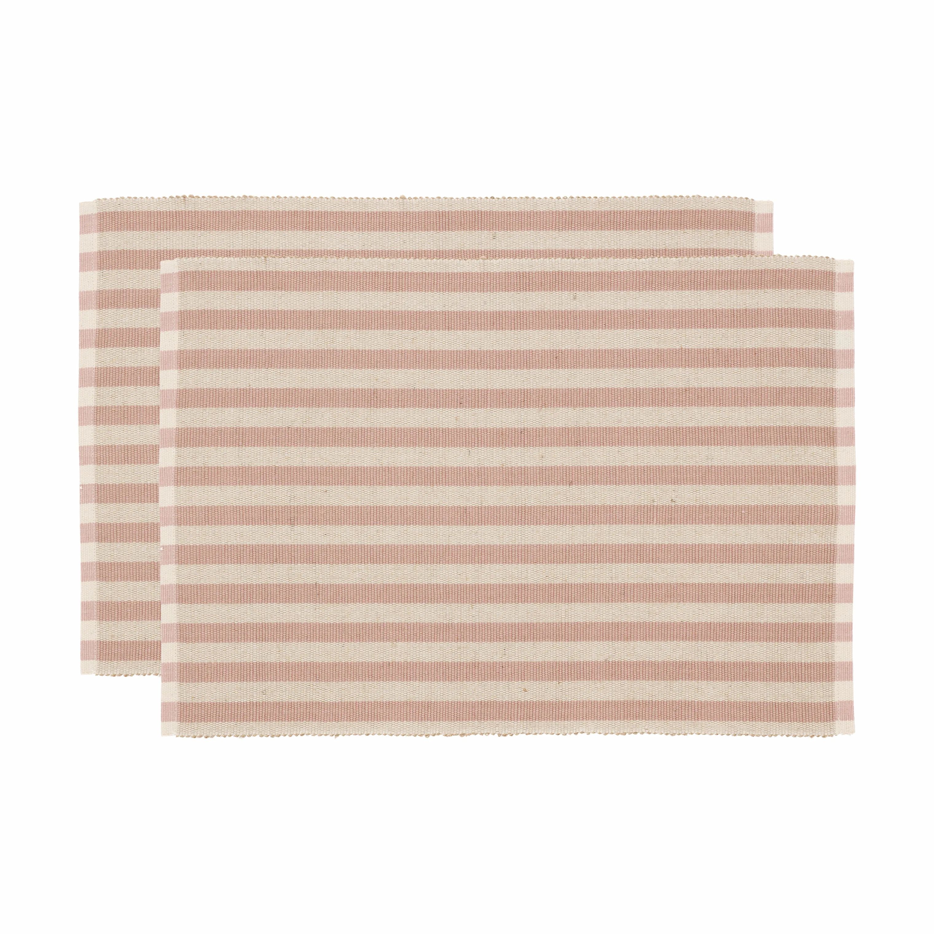 Södahl Dækkeservietter Statement Stripe Dækkeserviet i Rose, 1