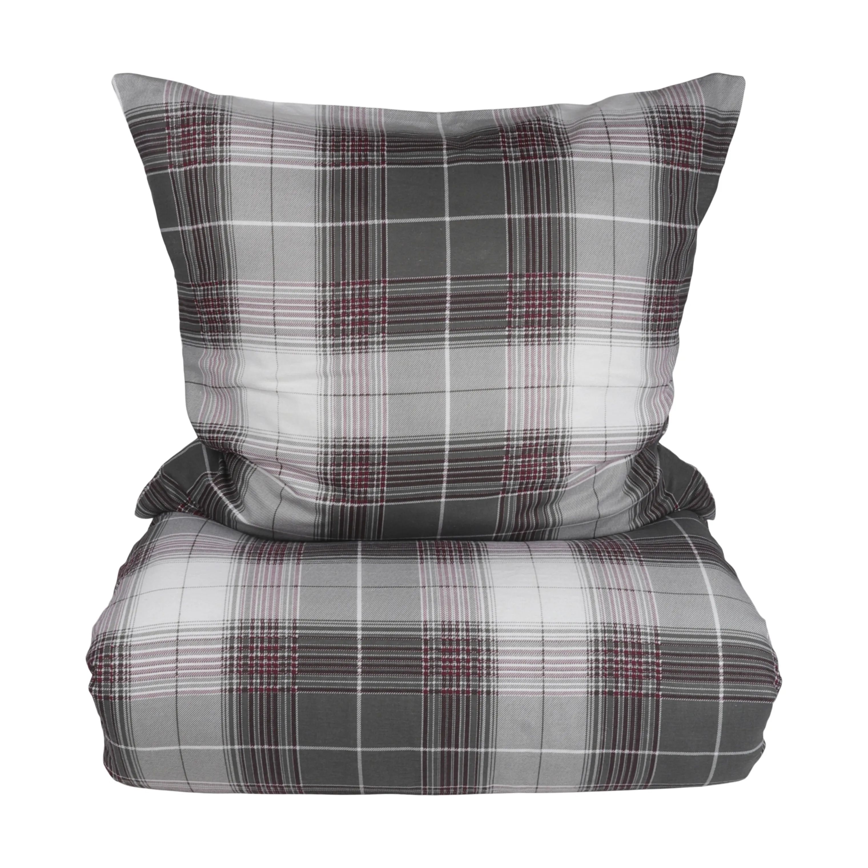 SKAGEN living Sengetøj Flonel Sengetøj i Grå, B140 x L220 cm, 1