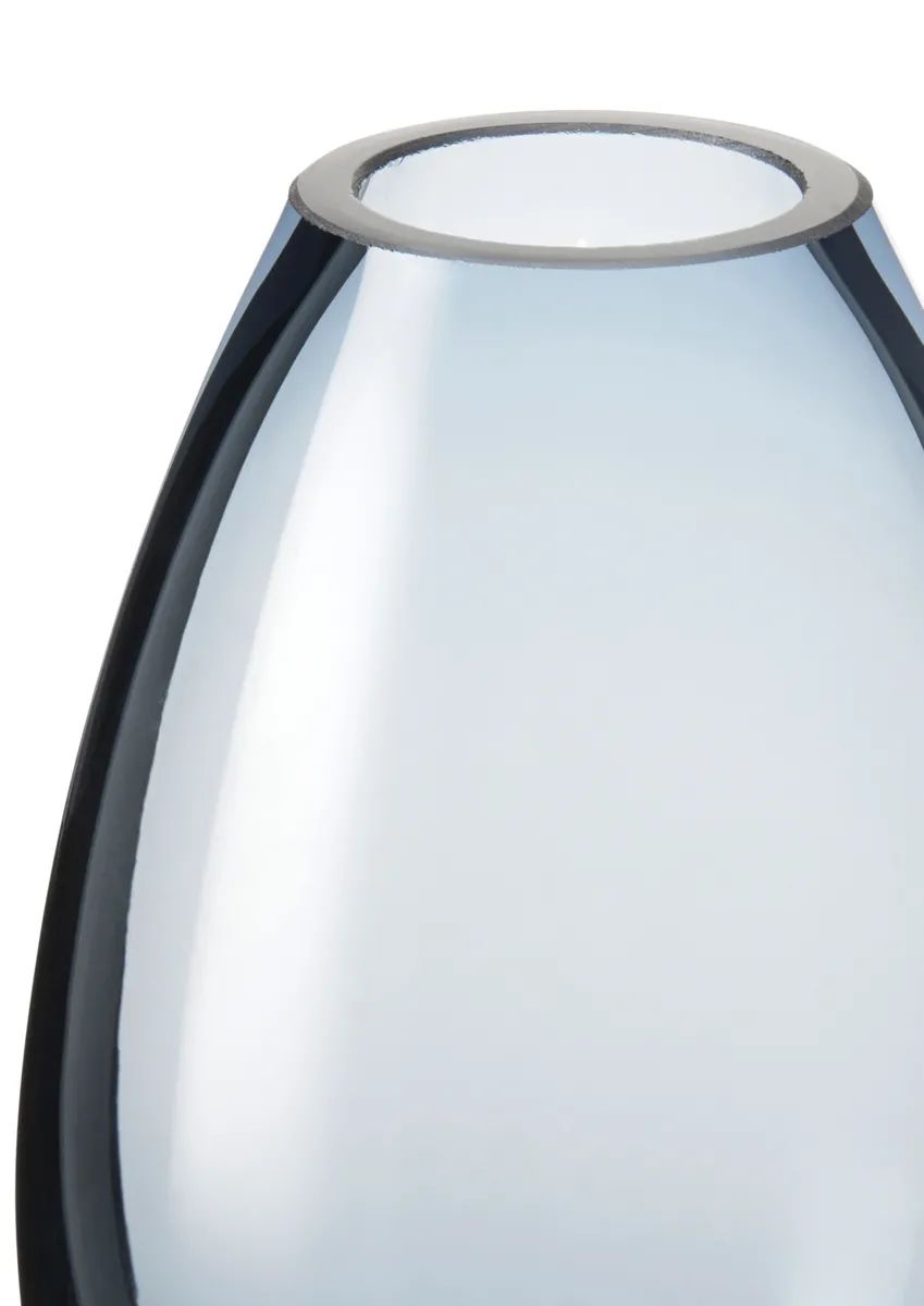 Holmegaard Vaser Cocoon Vase i Mørk blå, 11,5 cm, 3