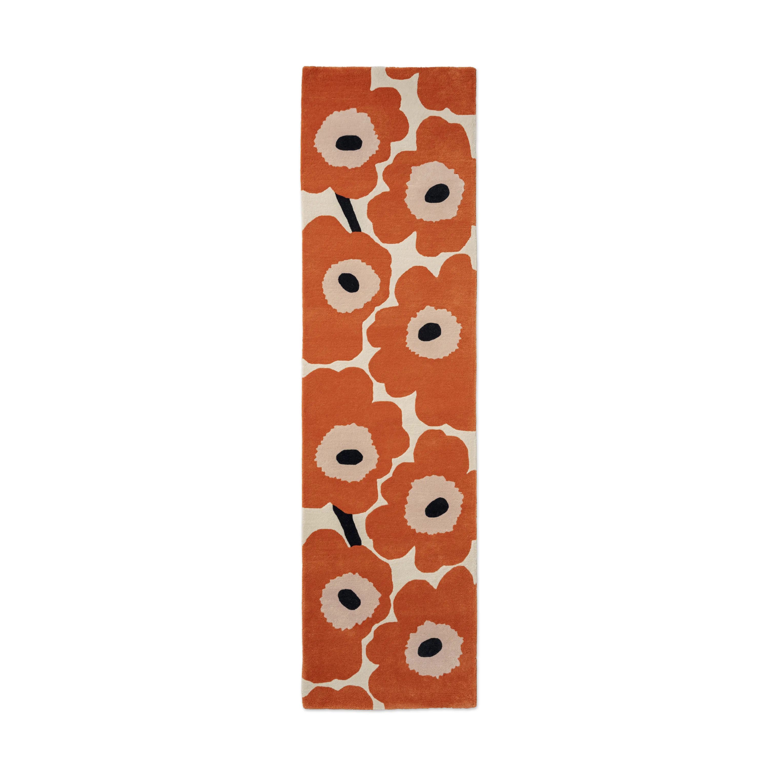 Marimekko by Brink & Campman Gulvtæpper Unikko Tæppeløber i Orange rød, B80 x L300 cm, 1