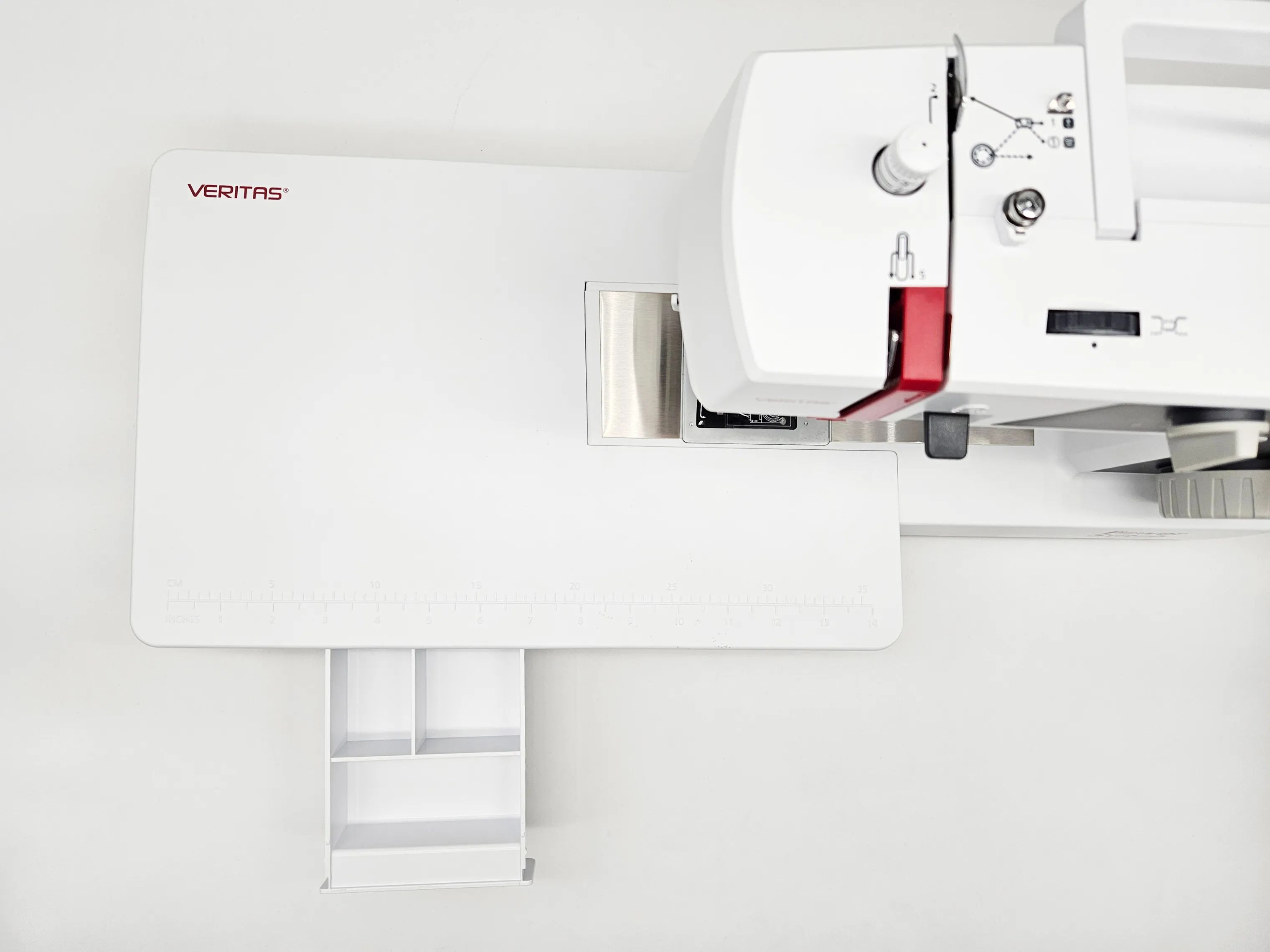 VERITAS Symaskiner Powerstitch 32 Titan Overlock i Hvid, 9