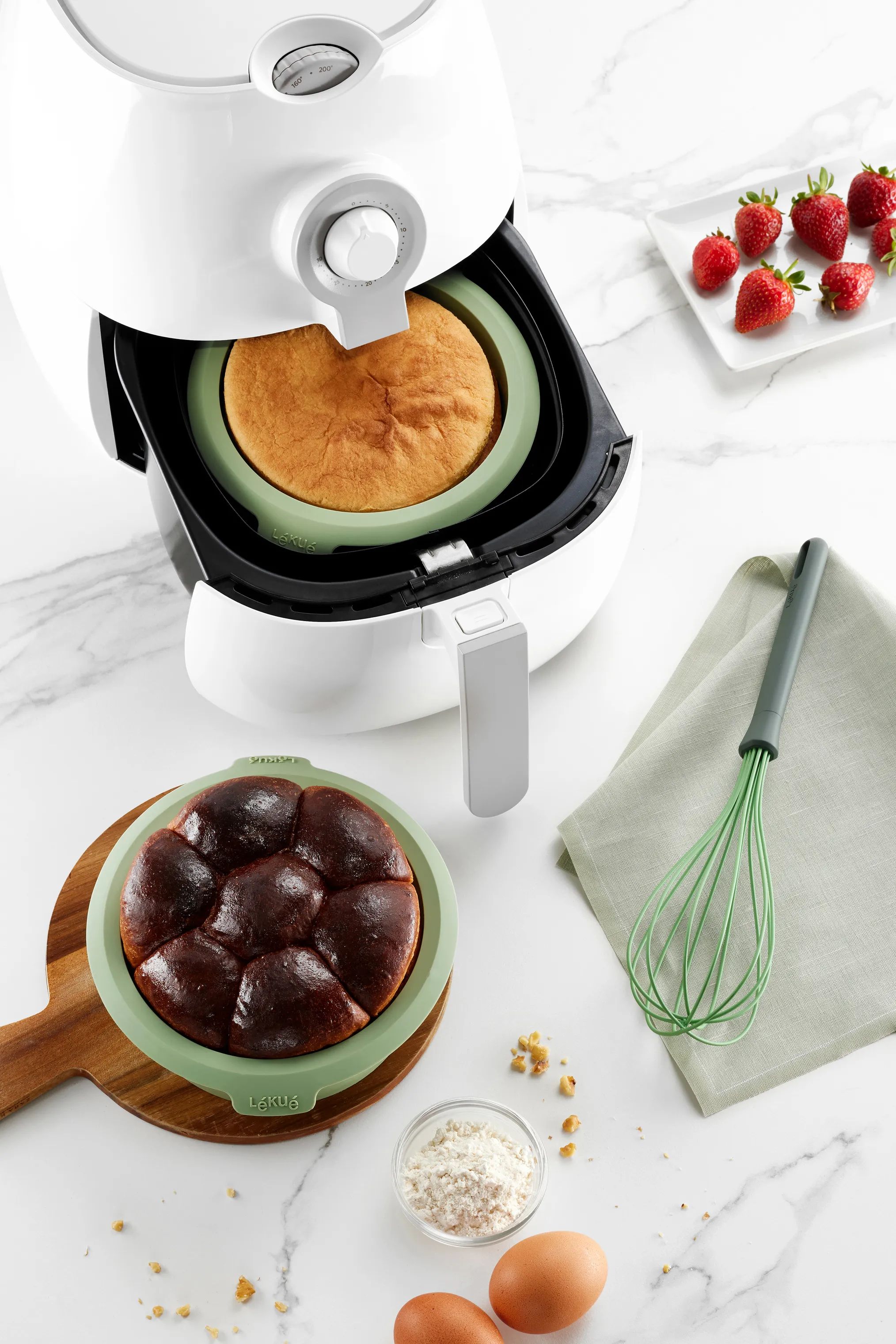 Lékué Tilbehør til airfryers Airfryer-form i 20 cm, 2