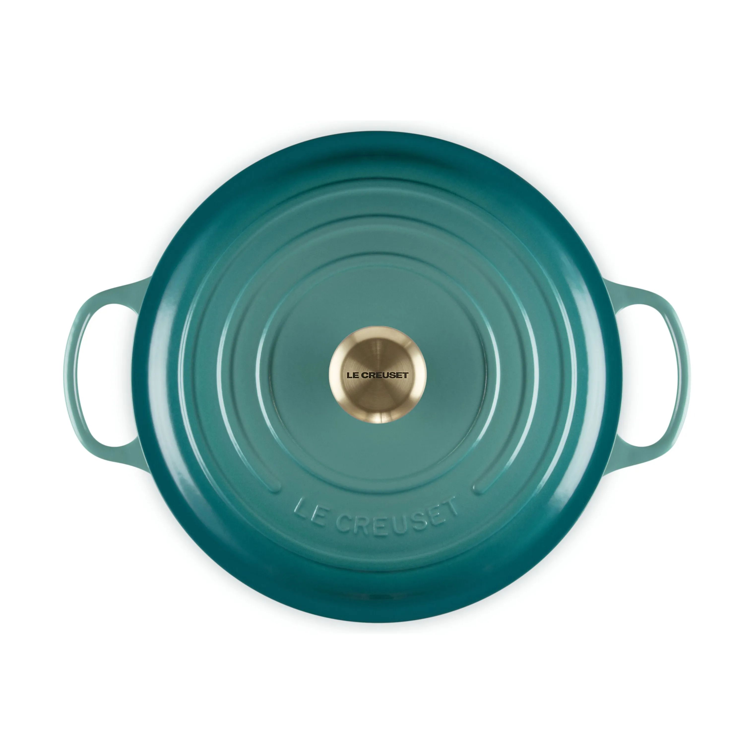 Le Creuset Gryder Signature Gryde i Bleu Riviera, 6.7 L, 3