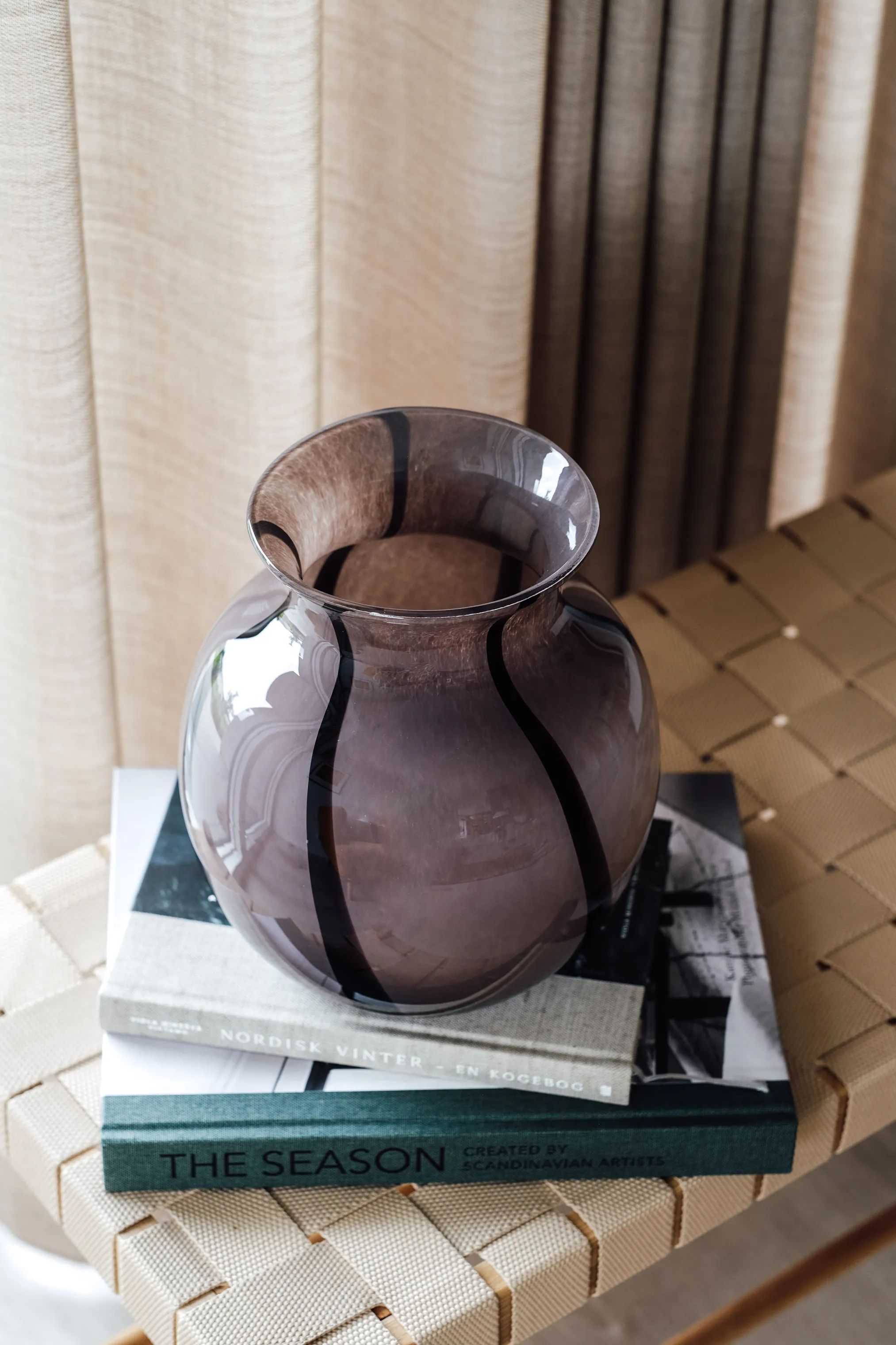 CASA Living Vaser Vase i brun/sort, 3