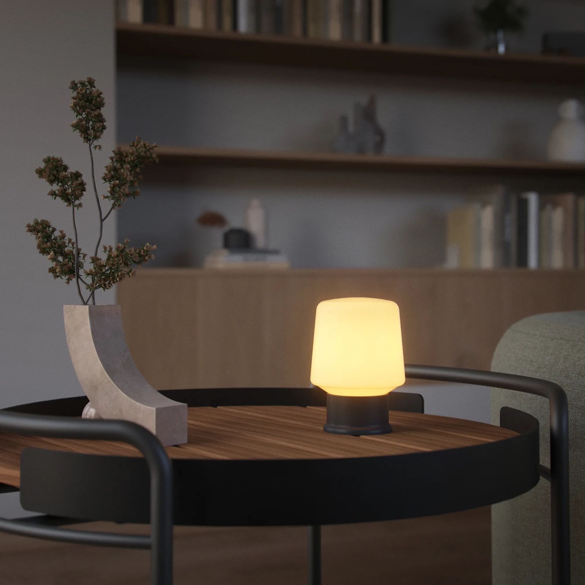 SACKit Bordlamper lamp Intelligent Ambience Transportabel Bordlampe i Hvid, 2