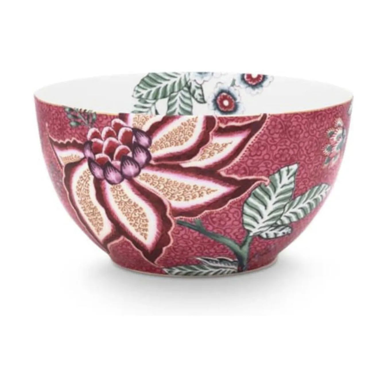 PIP Studio Skåle Flower Festival Skål i Pink, 15 cm, 1