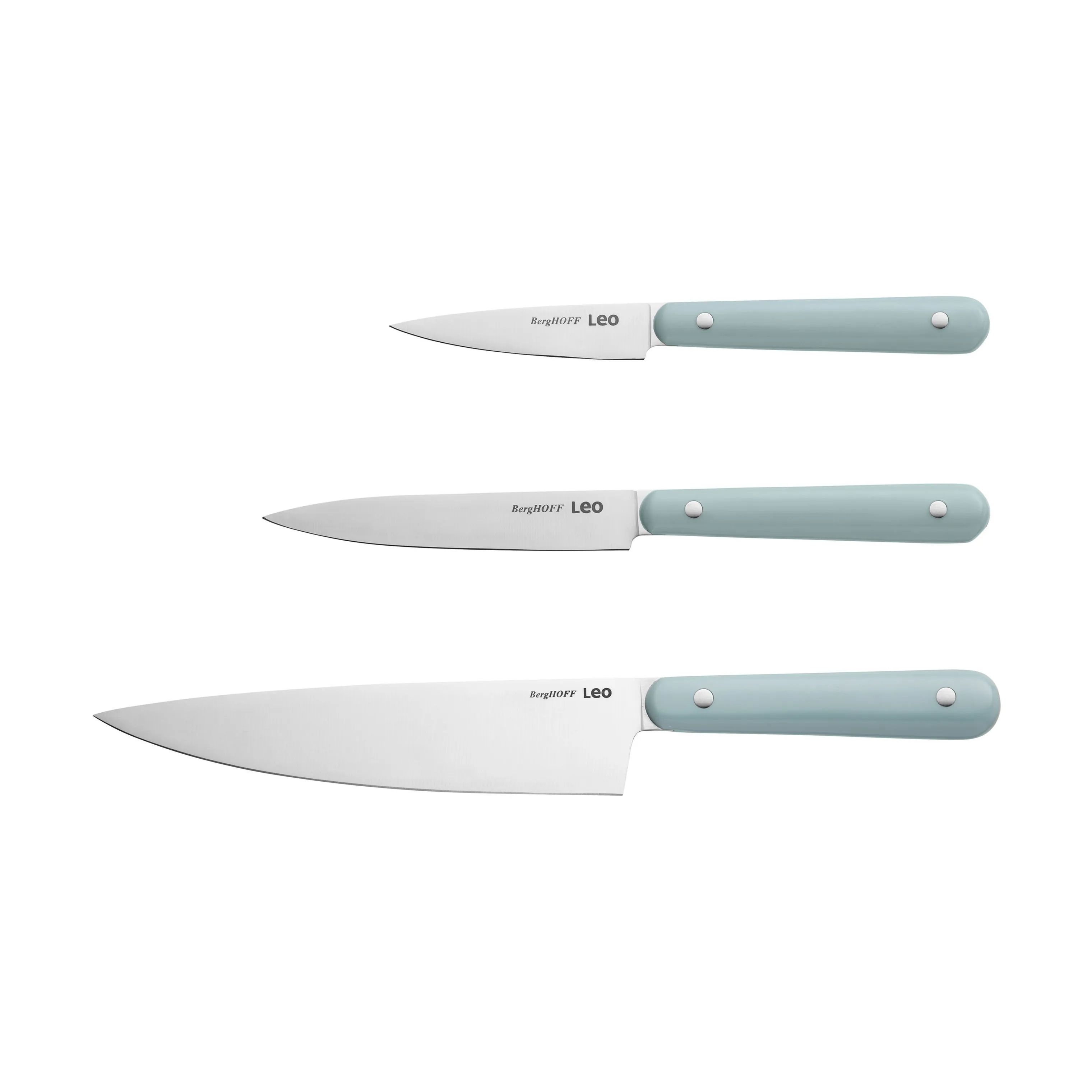 BergHOFF Knivsæt Glints Slate Knivsæt - 3 dele i Blå, 1