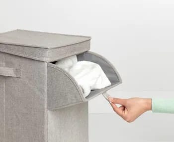 Brabantia Vasketøjskurve Vasketøjsboks i Grey, 3