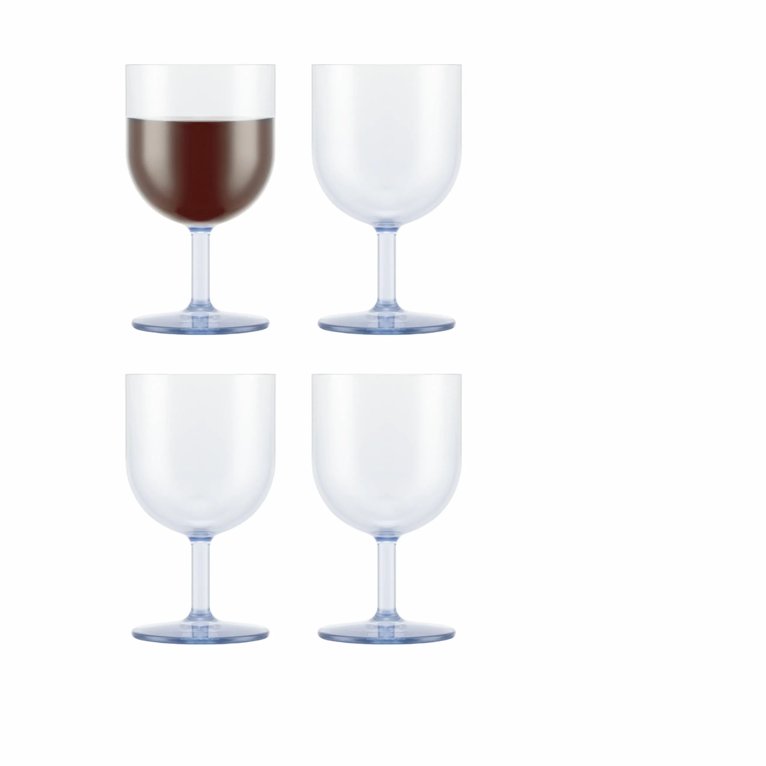 Bodum Rødvinsglas Oktett Rødvinsglas - 4 stk. i Blue Moon, 1