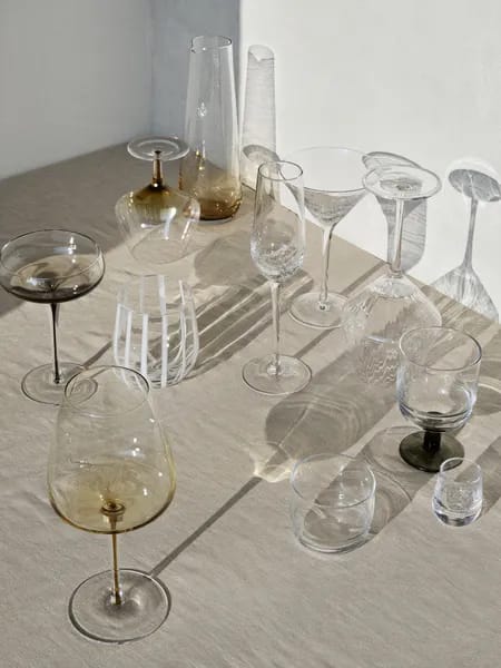 Broste Copenhagen Vandkarafler Amber Karaffel m. låg i Caramel, 1 L, 3