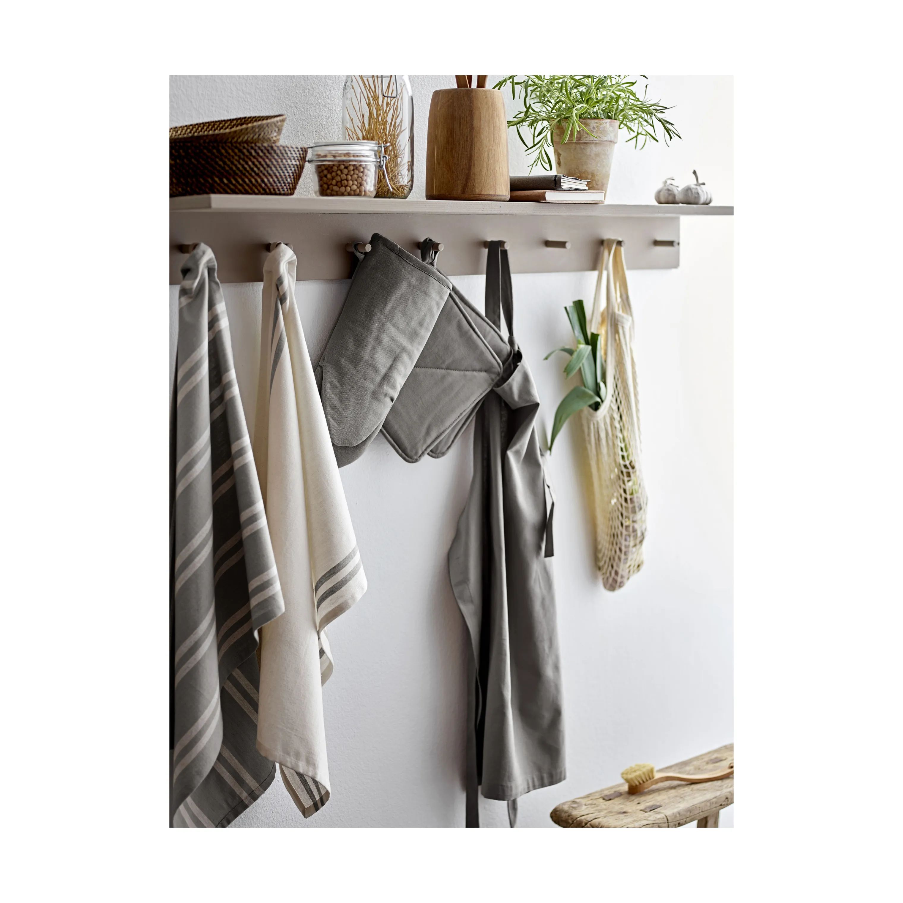 Södahl Forklæder Soft Forklæde i Grey, 2