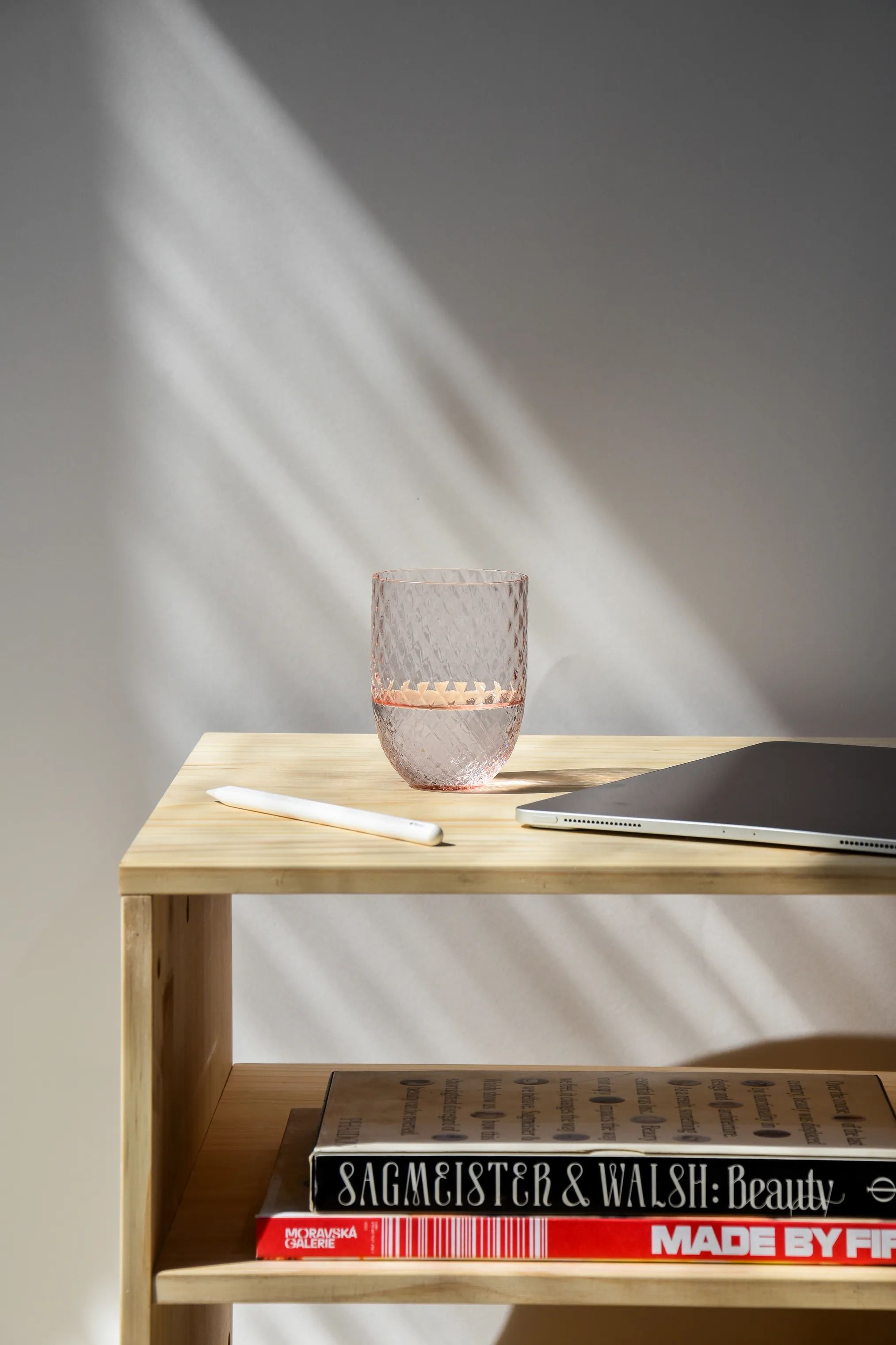 Anna von Lipa Vandglas Harlequin Vandglas i Rosa, 2