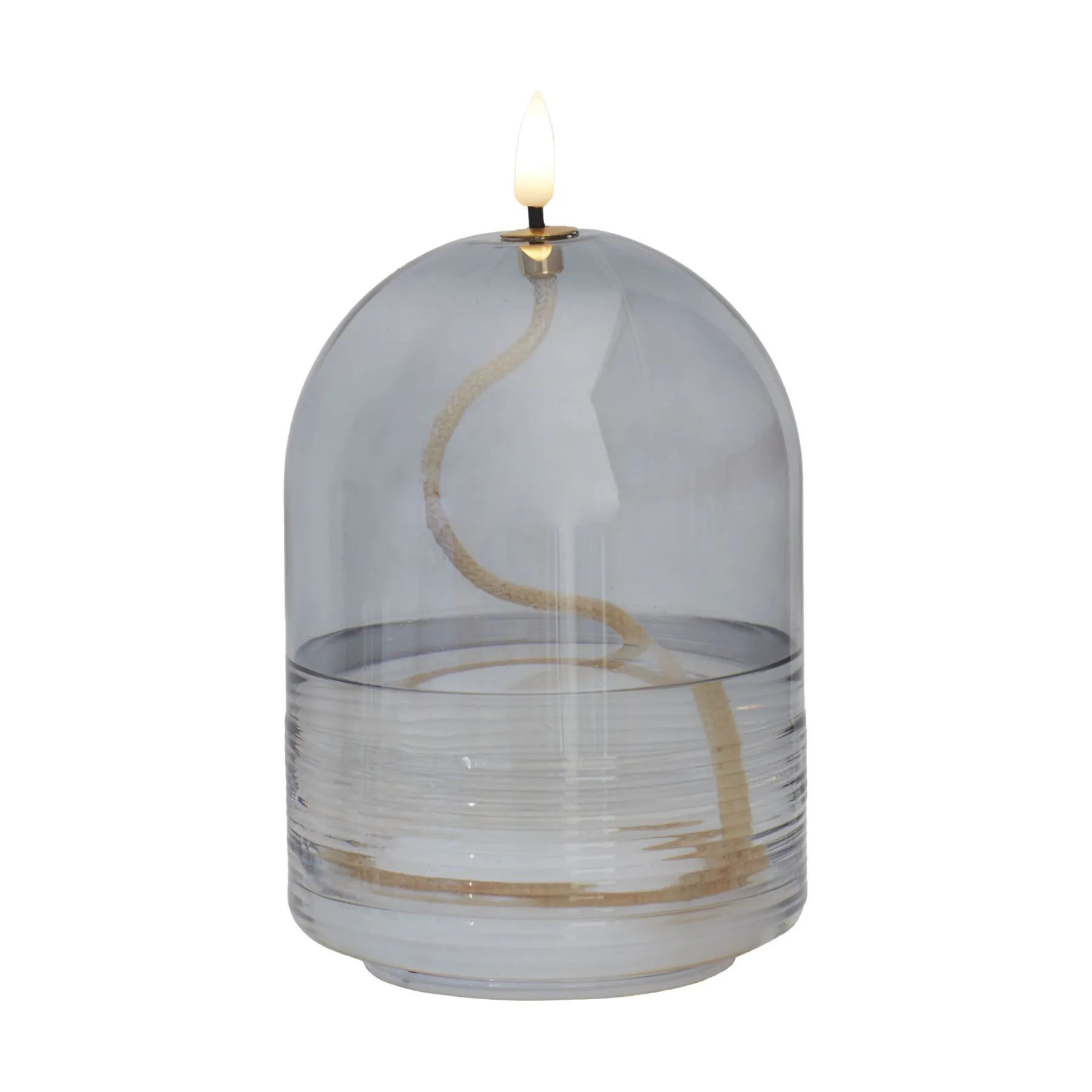 Sirius Hurricanes Dea LED Olielampe i Grå, 15 cm, 1