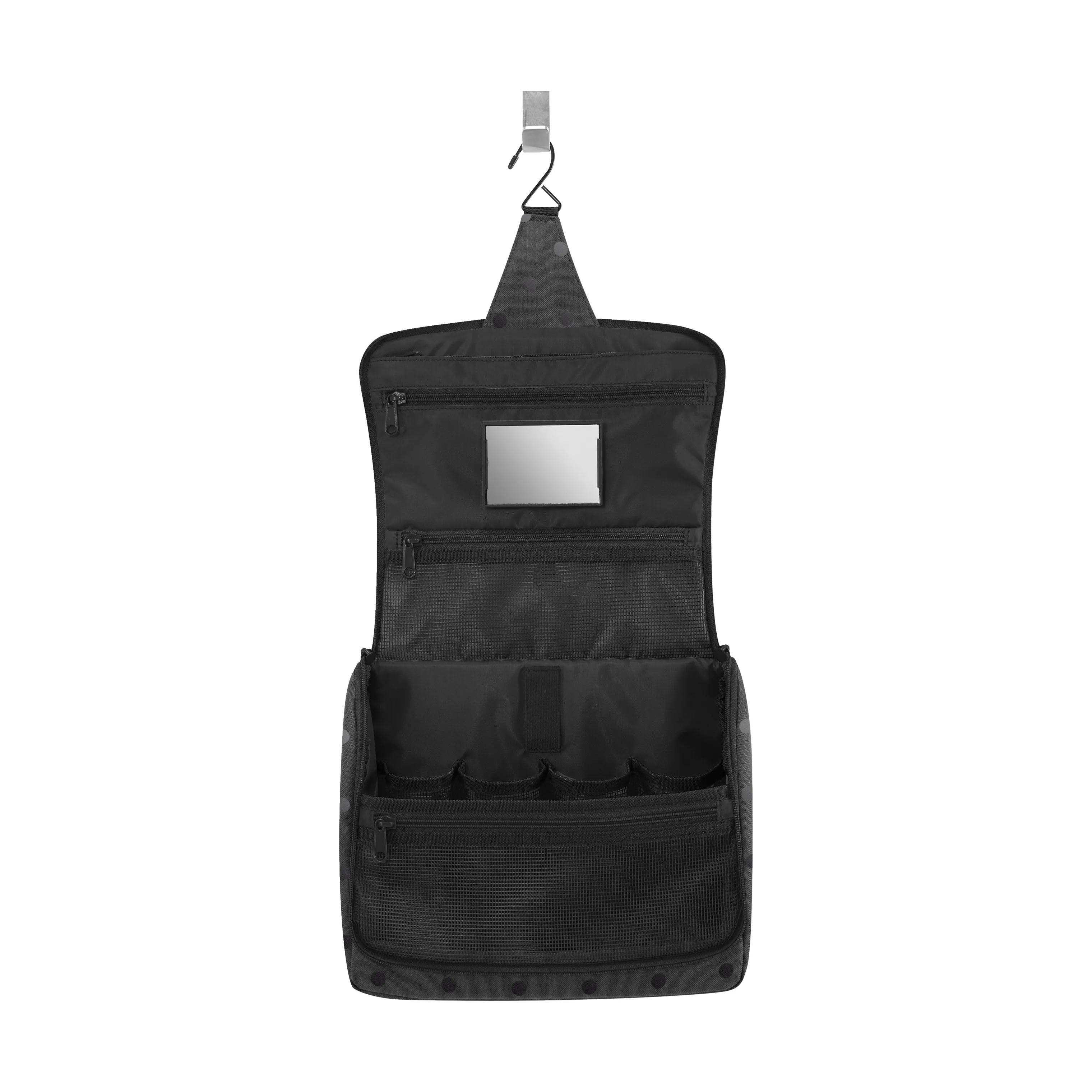 Reisenthel Toilettasker Toiletbag Toilettaske - XL i Sort med prikker, 4