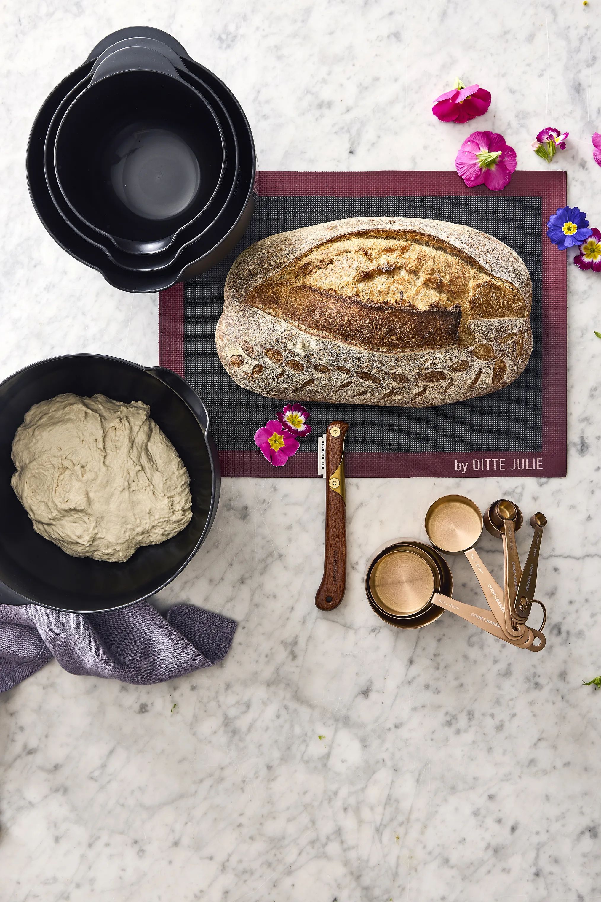 Cook & Baker Bageredskaber Dejsnitte i Brun, 3