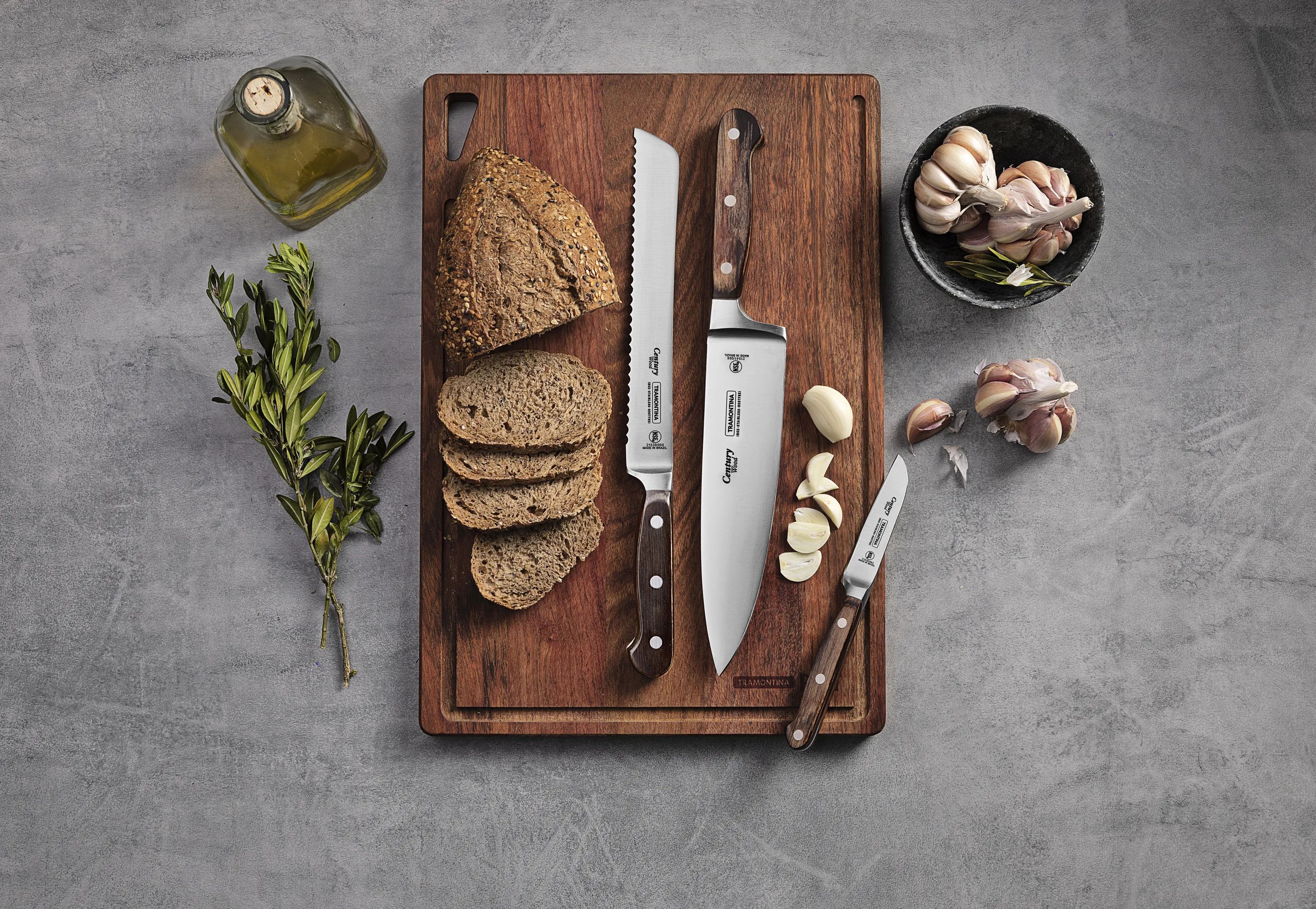 Tramontina Brødknive Century Wood Brødkniv i Brun, 3