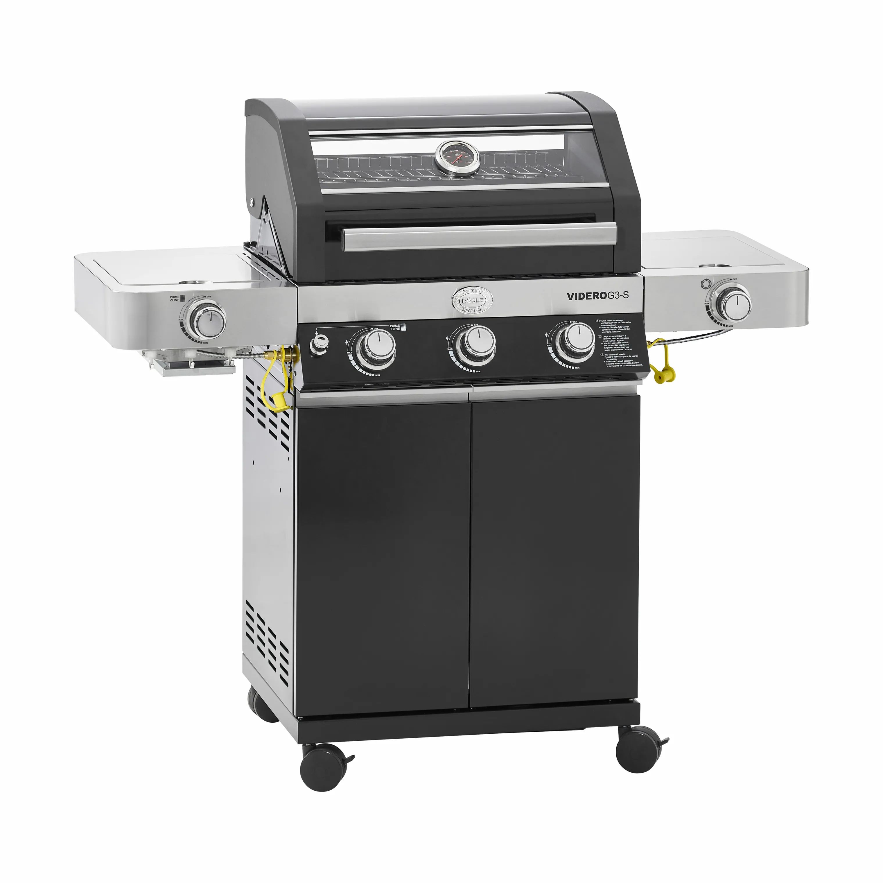 RÖSLE Gasgrill Videro G3-S Gasgrill i Sort, 1