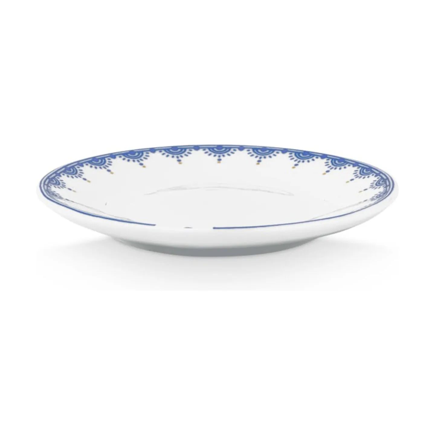PIP Studio Kagetallerkener Blue Bird Kagetallerken i Blå / Hvid, 4