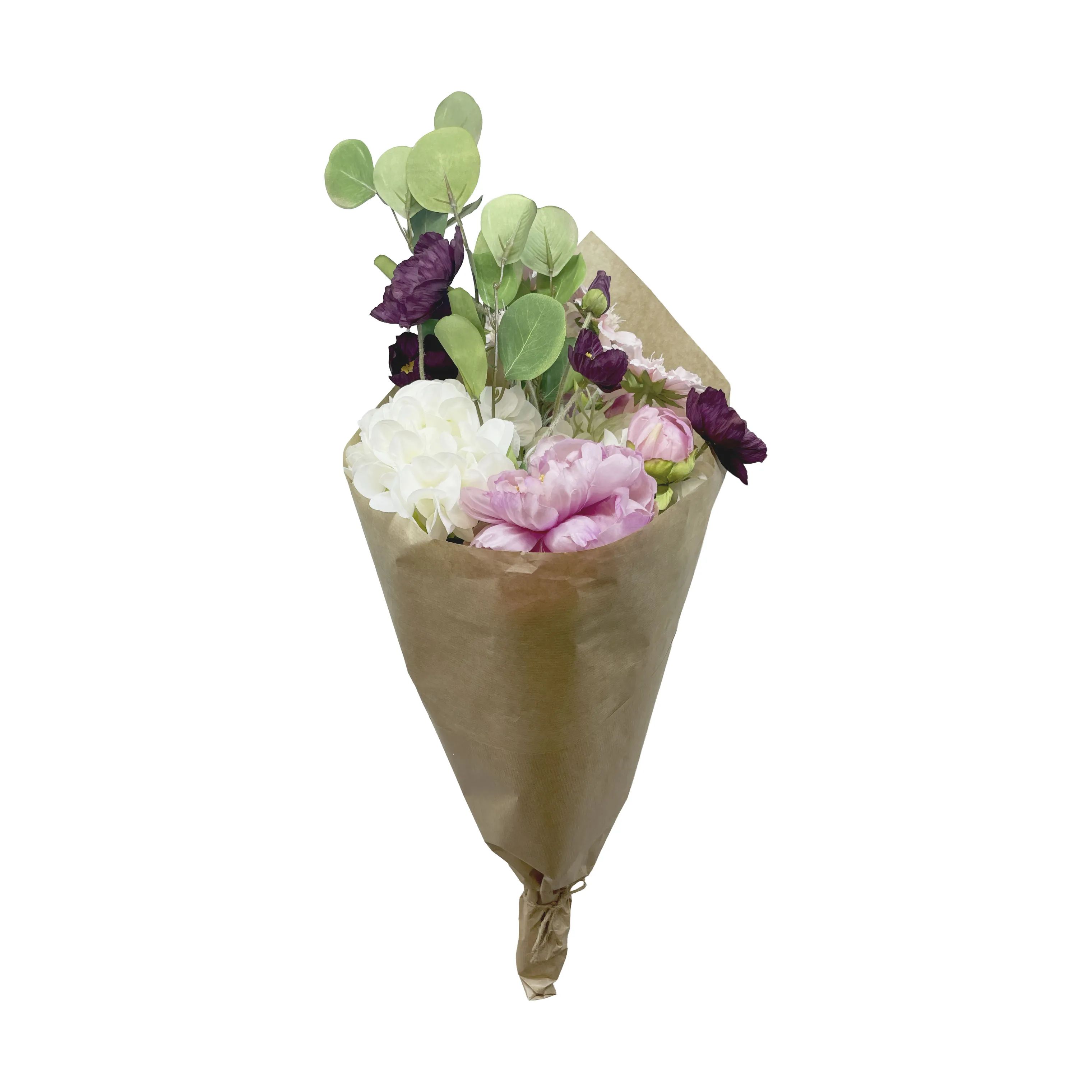everbloom Kunstige blomster Kunstig Blomsterbuket i Hvid/Lyserød, 4