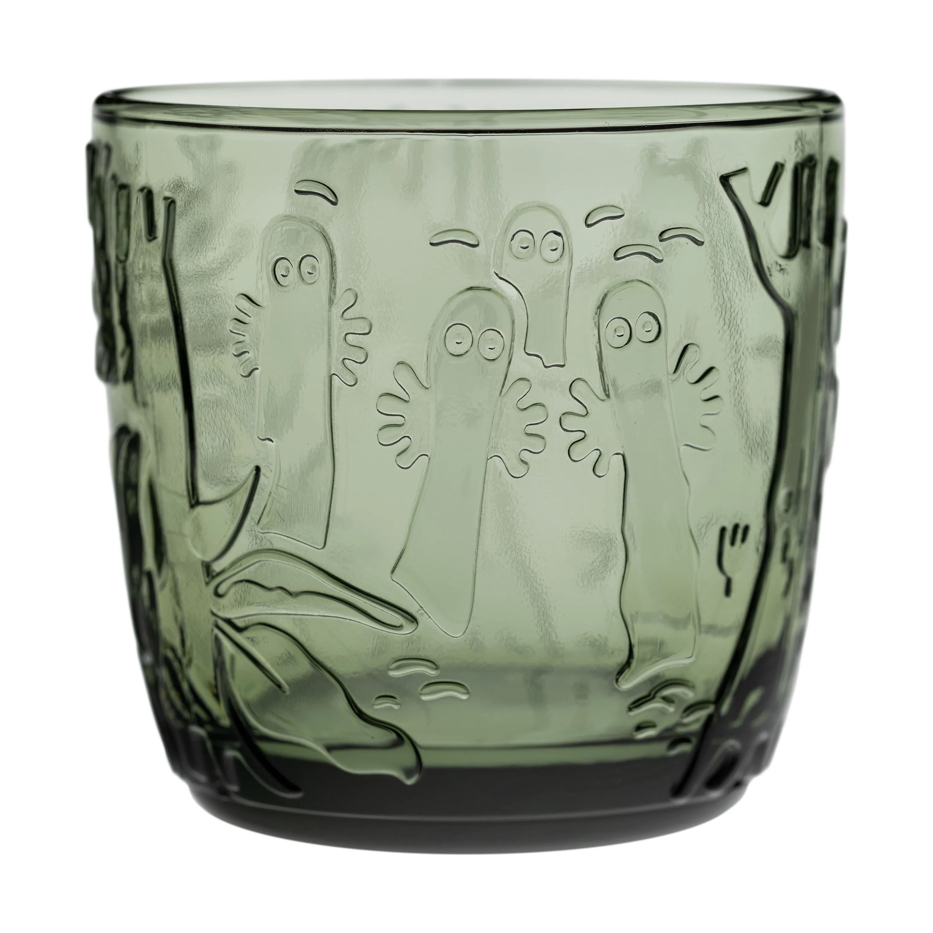 Moomin Arabia Vandglas Moomin Iittala Moomin x Iittala Vandglas - Hattifnatterne - 2 stk. i Pine Green, 1