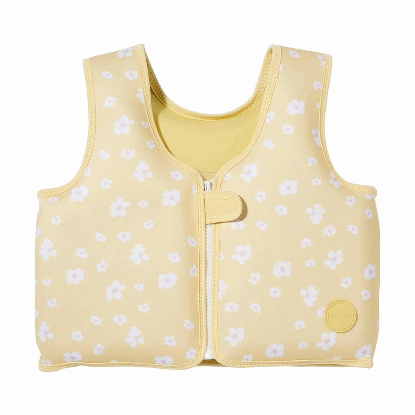 Sunnylife Badeudstyr Svømmevest - Princess Swan i gul/hvid, 3-6 år, 1