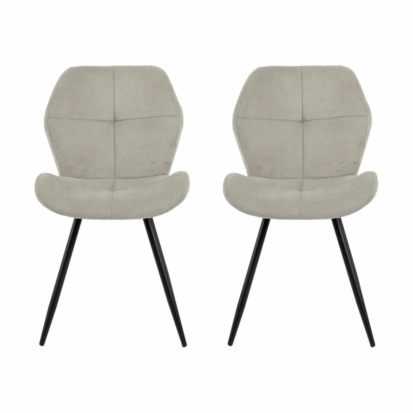 CASA Living Spisebordsstole Petri Spisebordsstol - 2 stk. i sand/sort, 1
