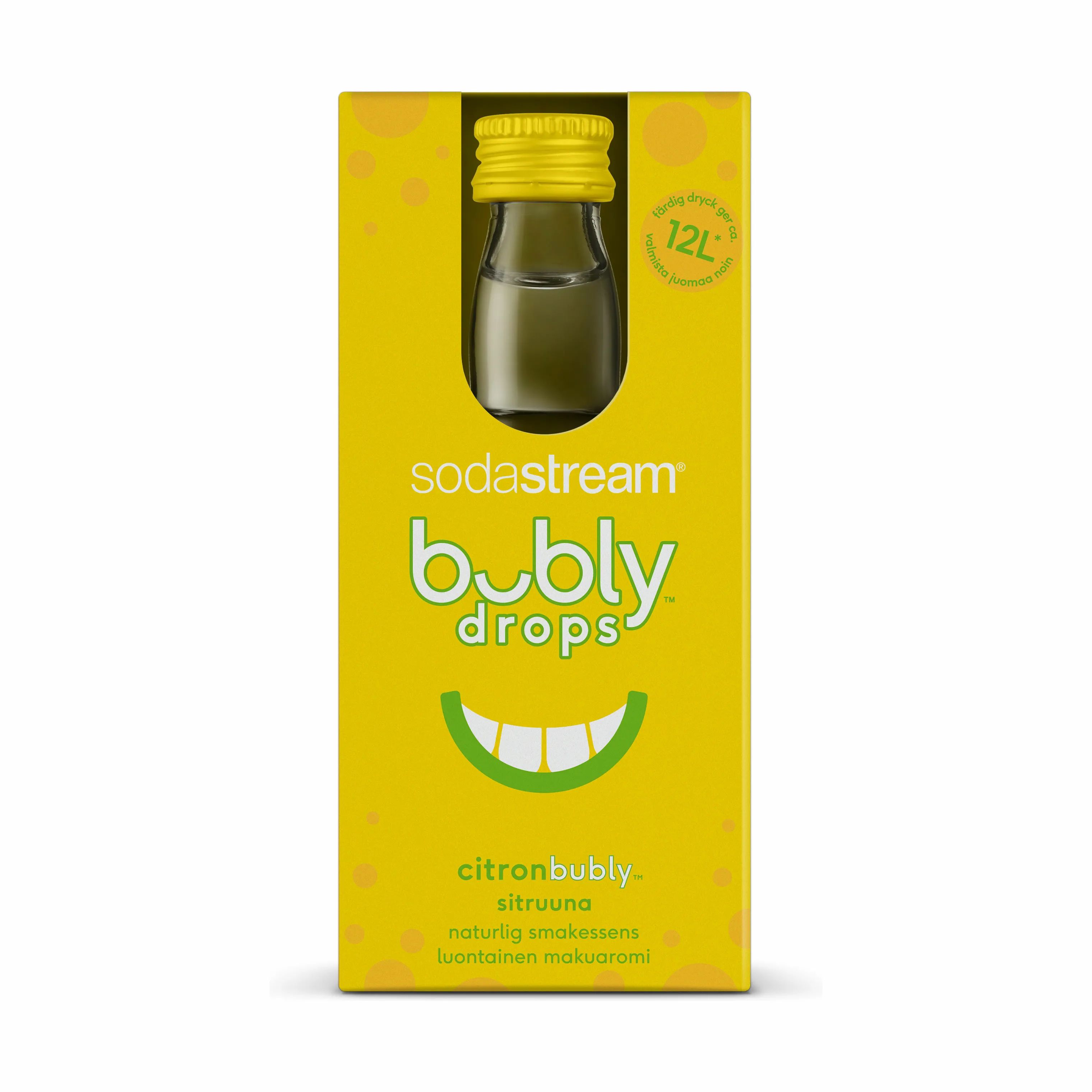 SodaStream Smagskoncentrater Bubly™ Sirup - Citron i Citron, 2