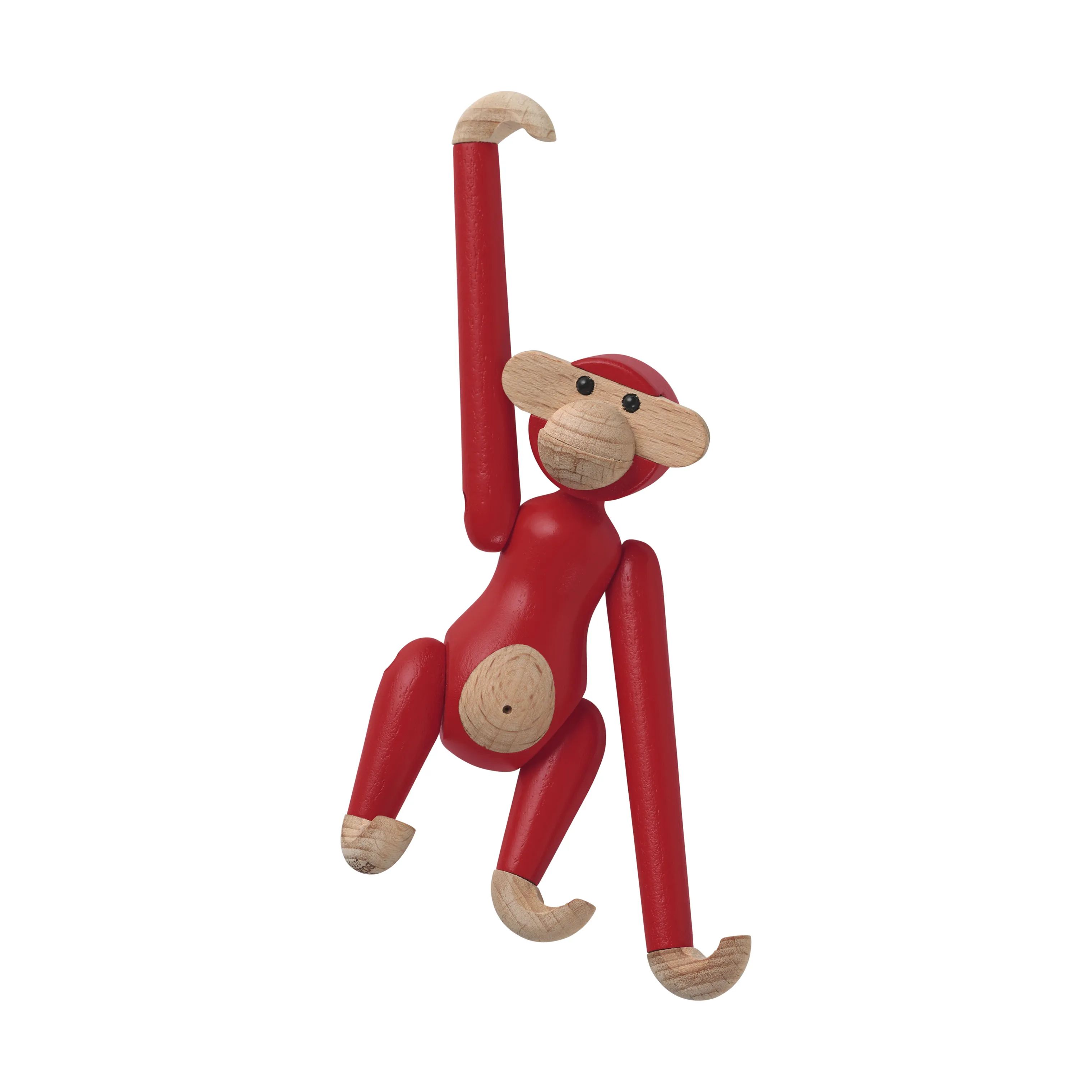 Kay Bojesen Dyrefigurer Monkey Abe - Mini i Rød, 2