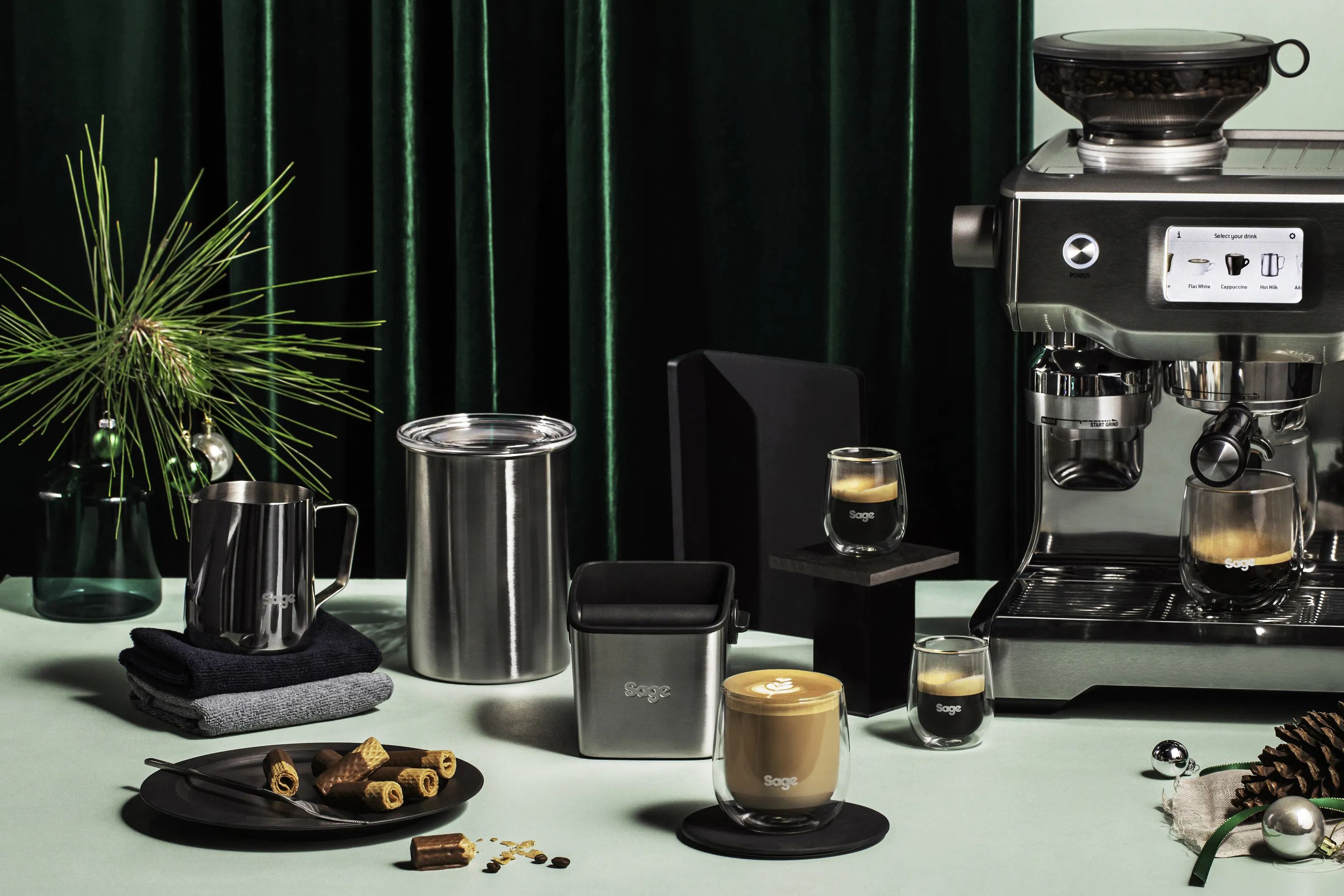 Sage Baristaudstyr Baristasæt - 10 dele i sort, 3